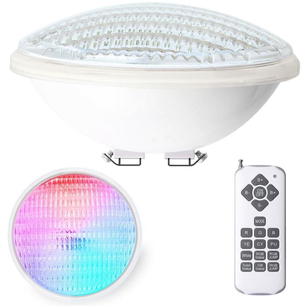 FELIXLEO Pool-Lampe 12 W PAR56, wasserdicht, IP68, RGBW, Poolleuchte, Tauchleuchte