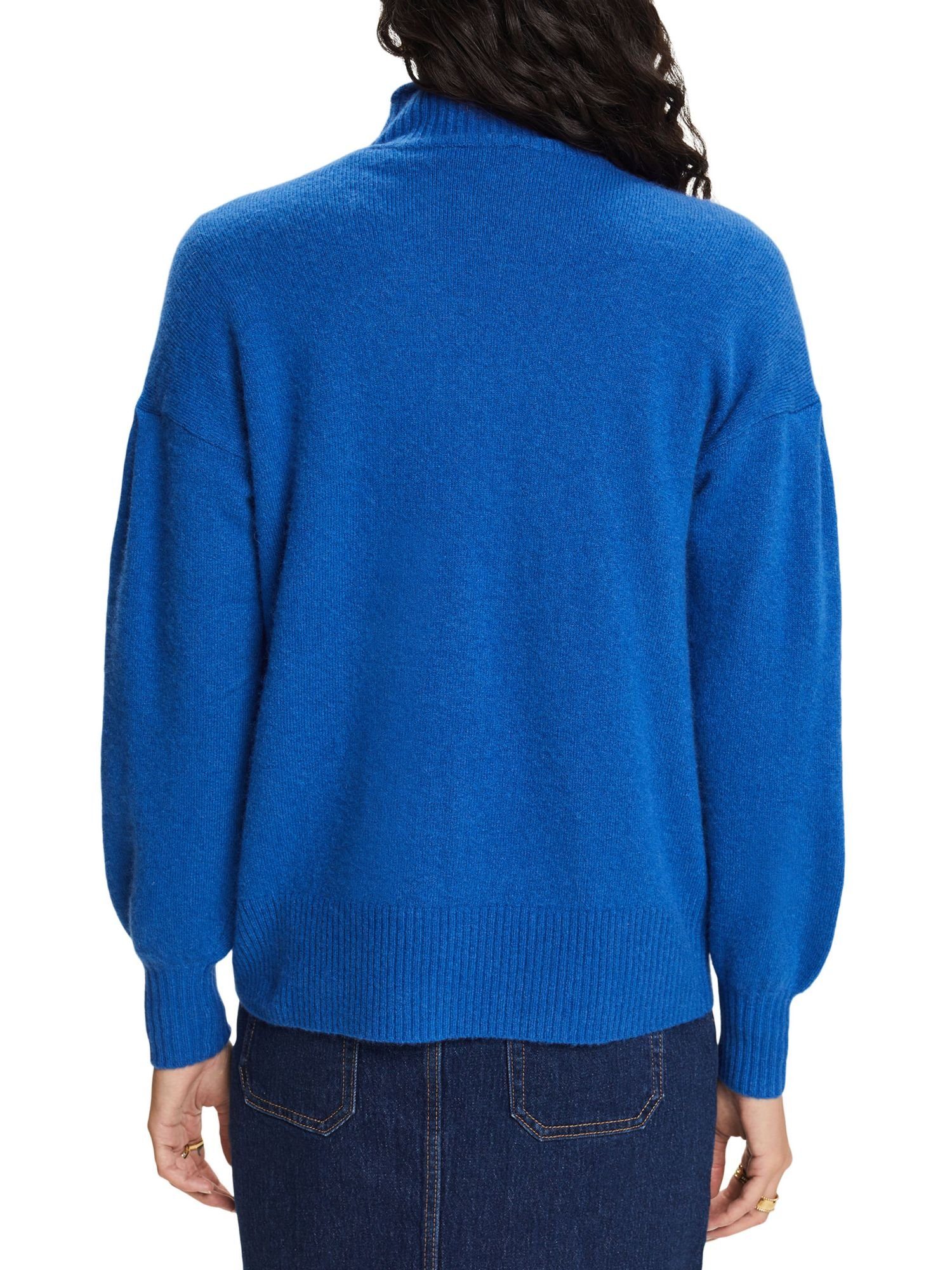 BLUE BRIGHT mit Stehkragen Pullover Esprit Stehkragenpullover