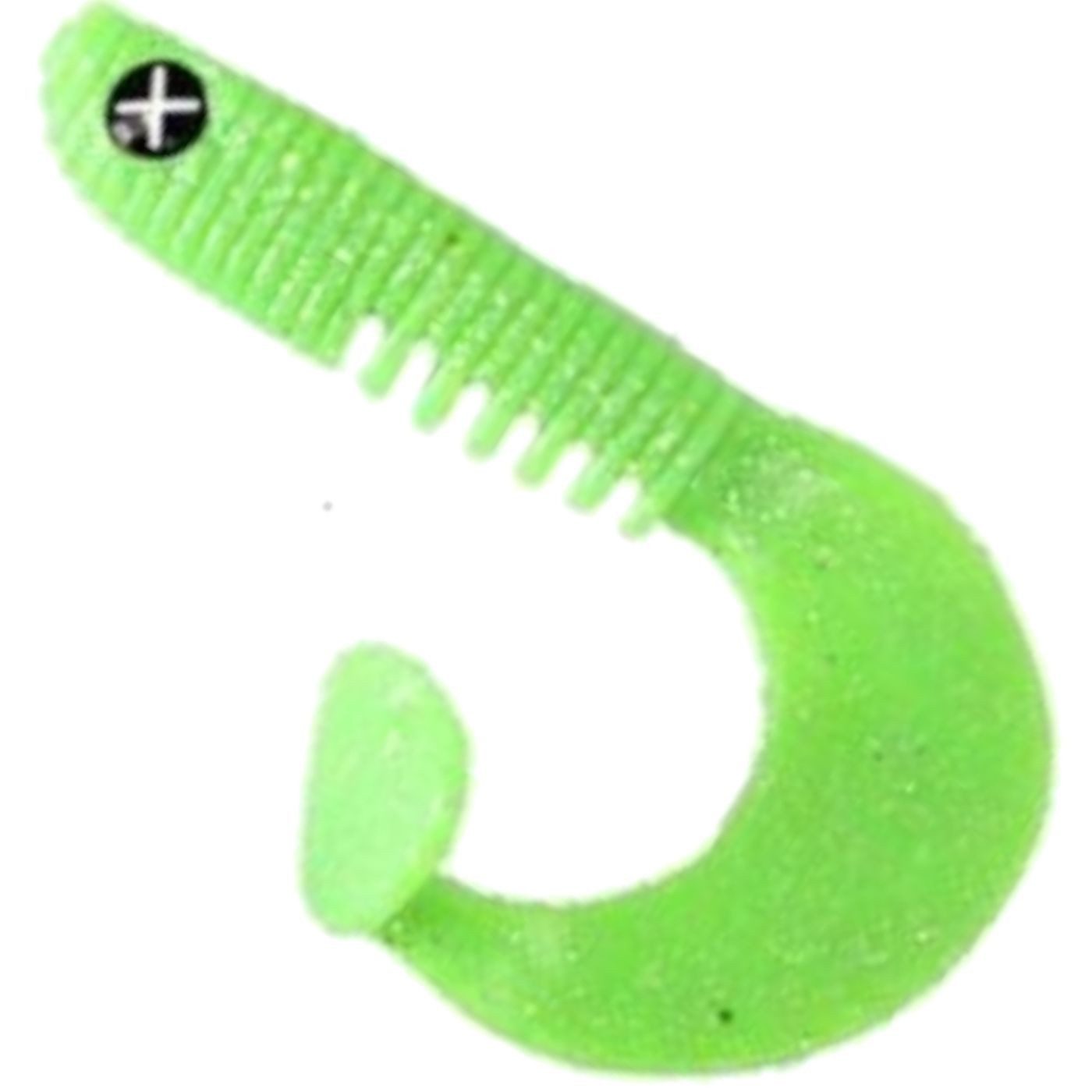Monkey Lures by Big L Kunstköder Monkey Lures Curly Lui Jig 7,5cm - 6 Gummifische