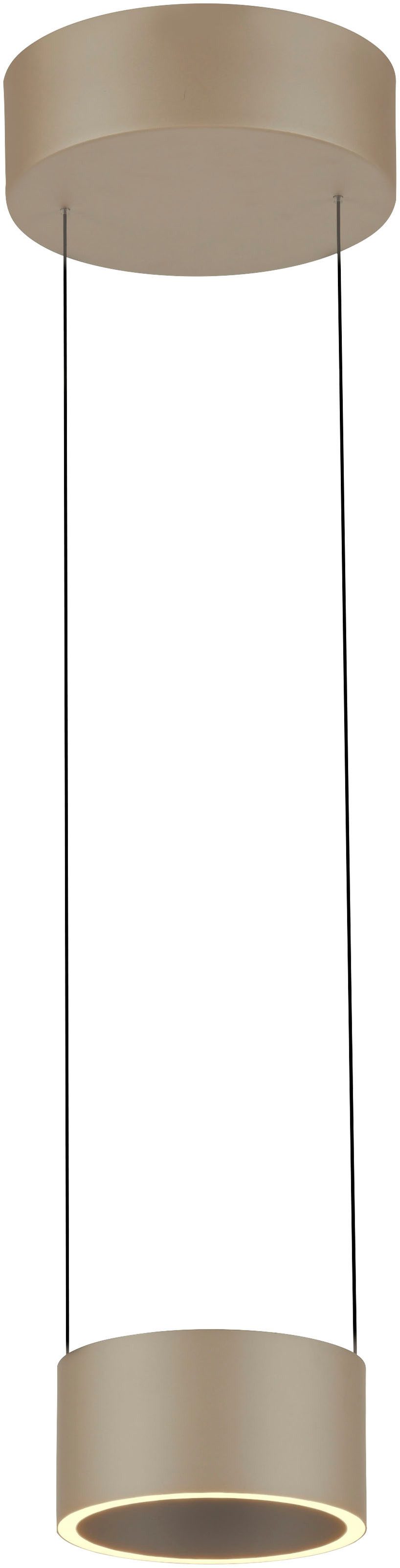 Neuhaus PURE LED Pendelleuchte PURE Clipse, CCT - über Fernbedienung, LED fest integriert, warmweiß - kaltweiß, Comfort Lift, CCT, dimmbar über Fernbedienung