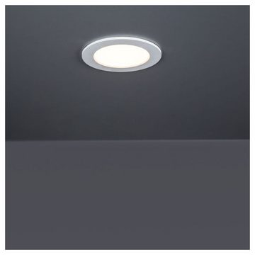 click-licht LED Panel LED Panel Kallisi in Weiß aus Metall 6W 3000K 420lm 115mm, keine Angabe, Leuchtmittel enthalten: Ja, fest verbaut, LED, warmweiss, LED Panele