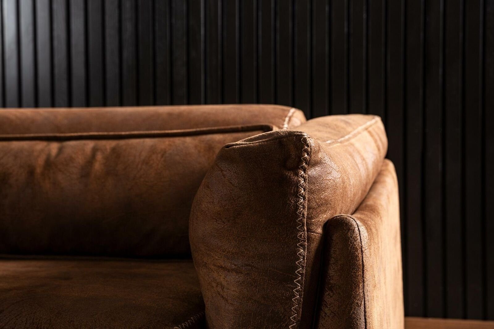 JVmoebel Sessel Sessel in Bequem Braun Einsitzer in (1-St., Sessel), Luxuriös 1x Made Europa gepolstert Modern Mittel