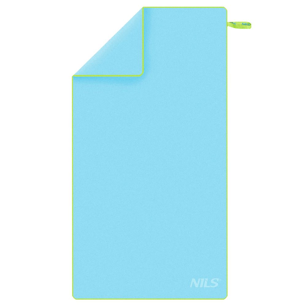 Nils Strandtuch Reisehandtuch Sporthandtuch Mikrofasertuch (Mikrofaser, 100.0x180.0 cm, Spar-Set, 1-tlg., 180 x 100 cm saugfähig, saugfähig, schnelltrocknend, gesäumt, 370 g)