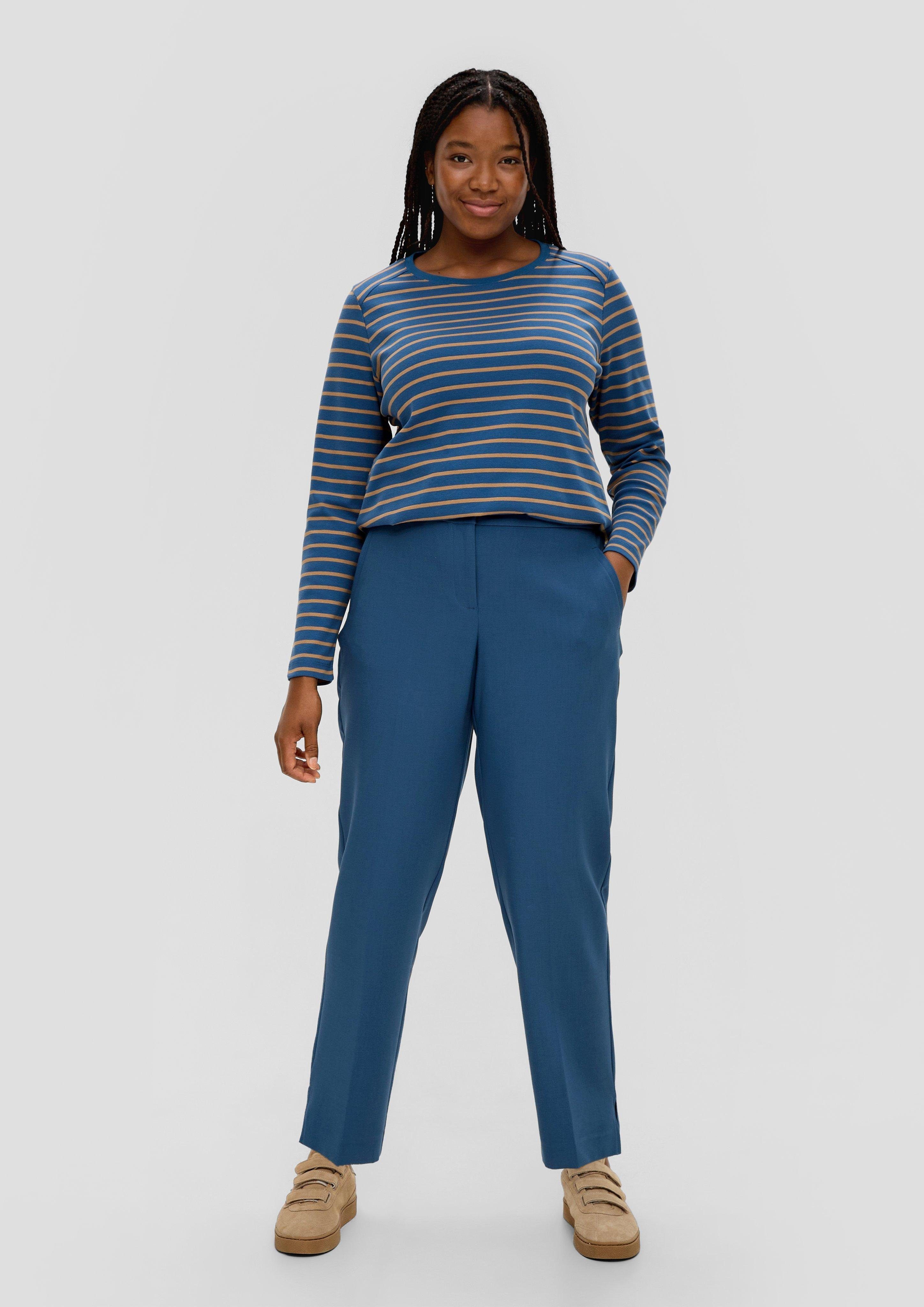 TRIANGLE Stoffhose Regular: Hose aus Viskosemix günstig online kaufen