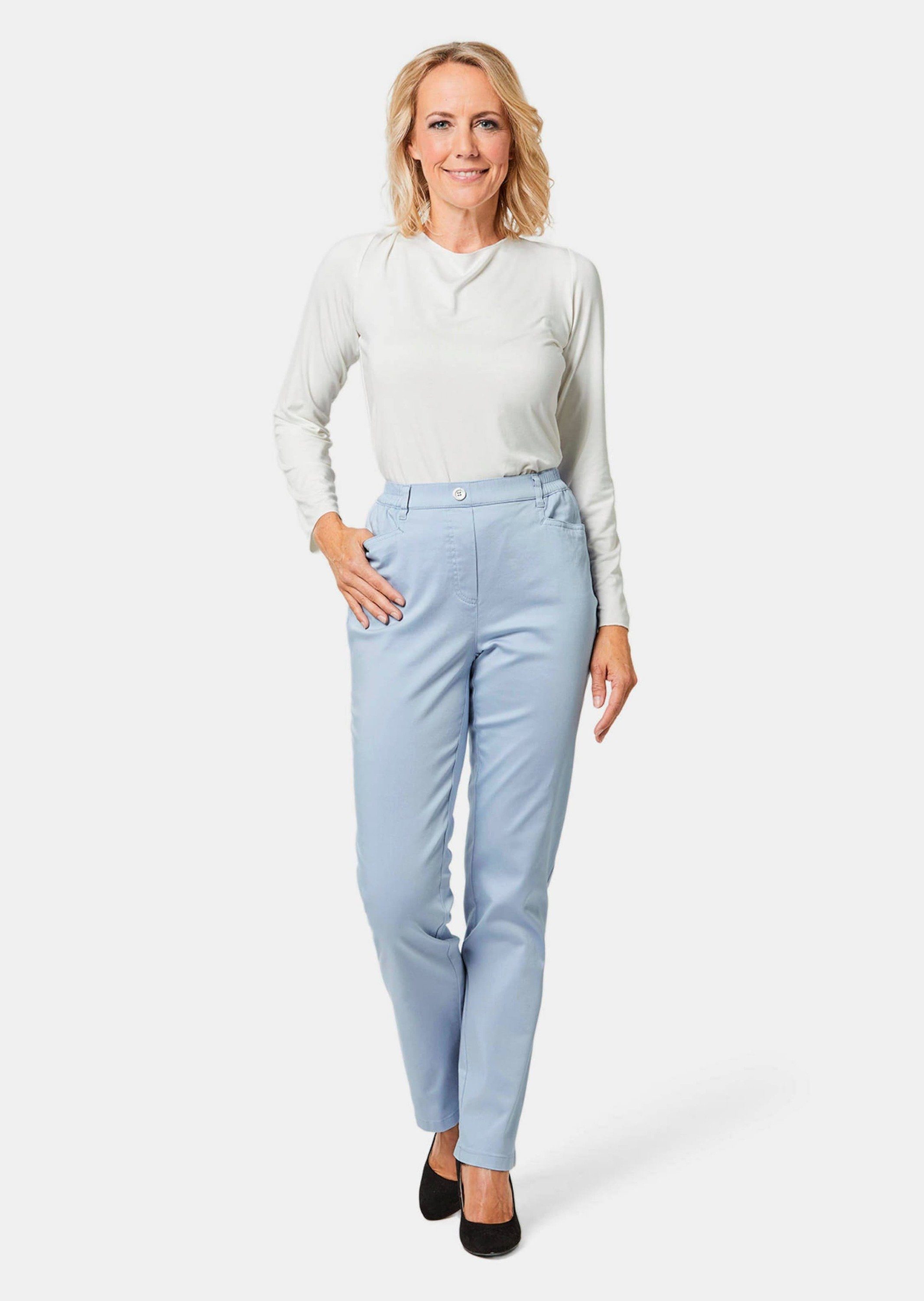 GOLDNER Schlupfhose Kurzgröße: Leichte Baumwollschlupfhose MARTHA günstig online kaufen