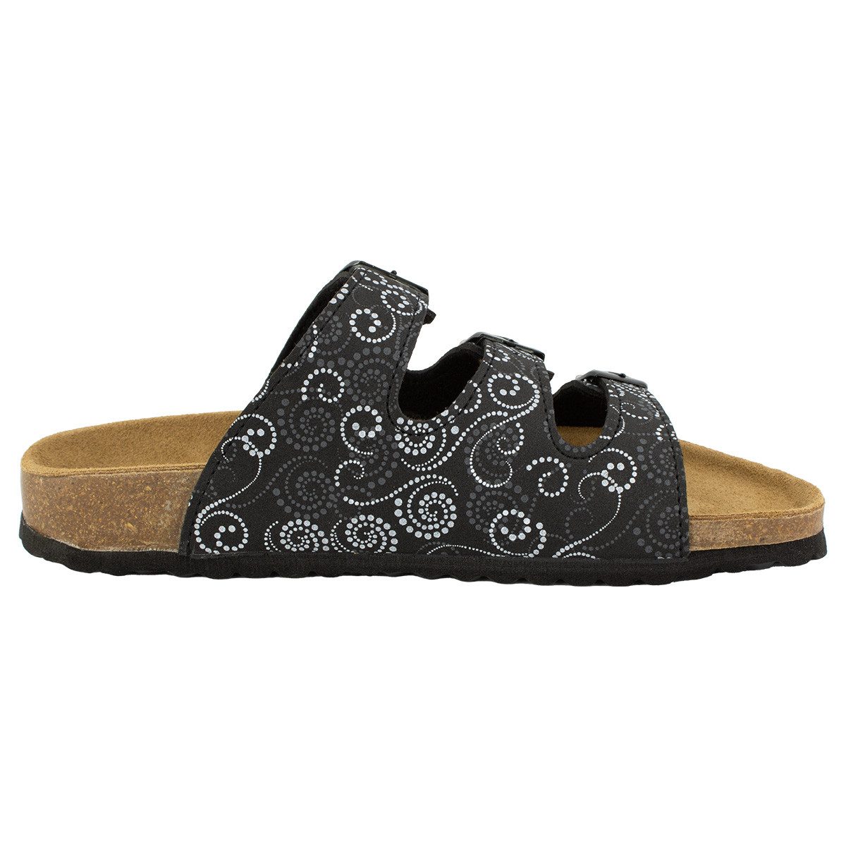 SUPERSOFT Classic Pantolette (1-tlg) Pantoletten - Lederdecksohle, Korkfußbett, Schnutzabweisend