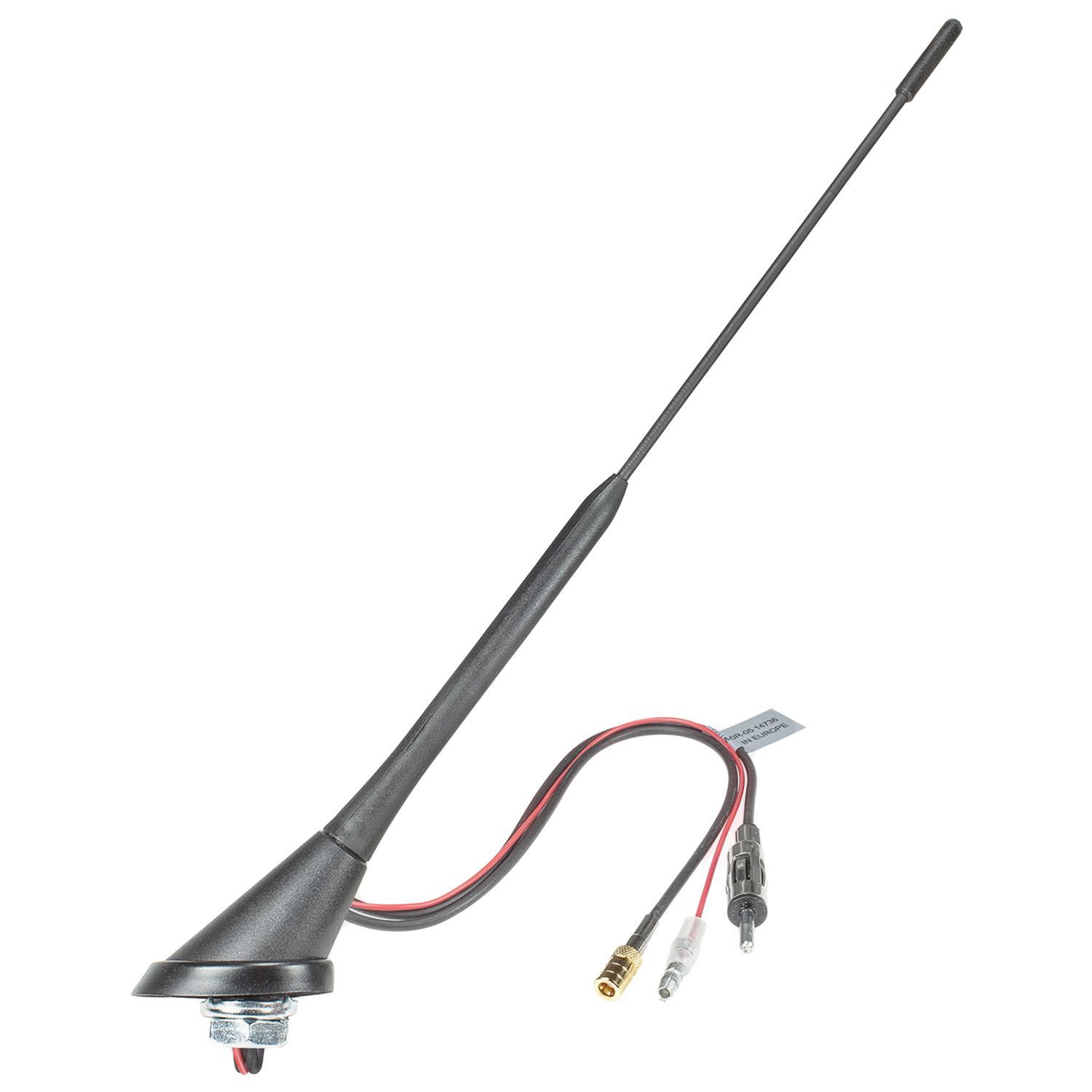 tomzz Audio DAB Antenne Auto Kombi Dach Antenne DAB+ UKW AM FM Verstärker SMB DIN Autoradio-Ersatzantennenstab