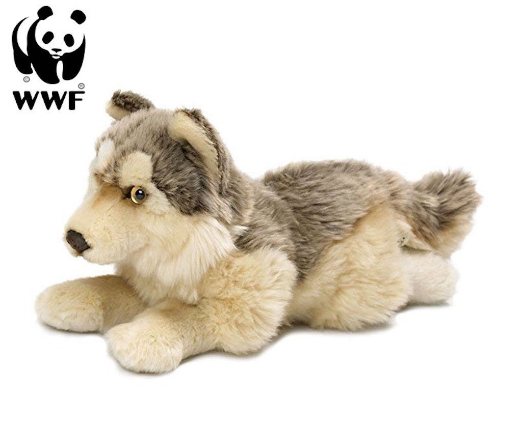 WWF Plüschfigur Plüschtier Wolf (25cm, liegend)