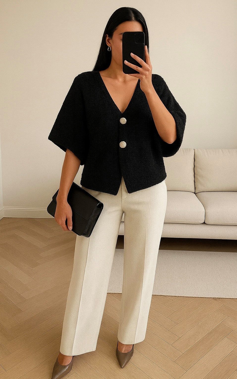 Worldclassca Strickjacke WORLDCLASSCA Strickjacke kurzarm Cardigan Strickpu günstig online kaufen