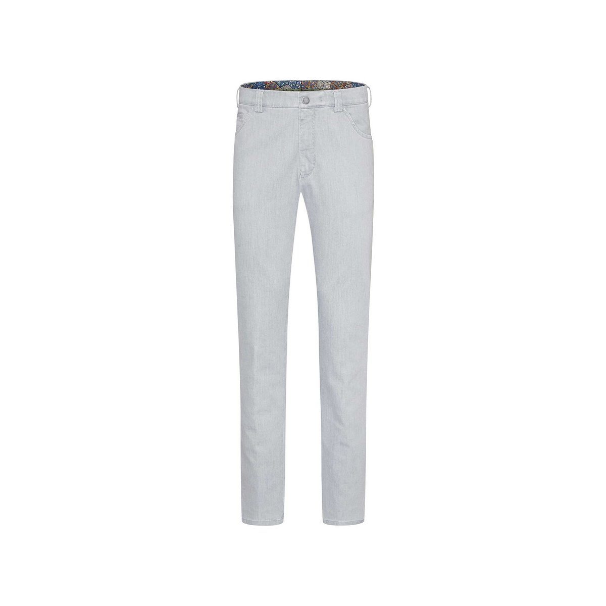 MEYER 5-Pocket-Jeans grau (1-tlg) 05