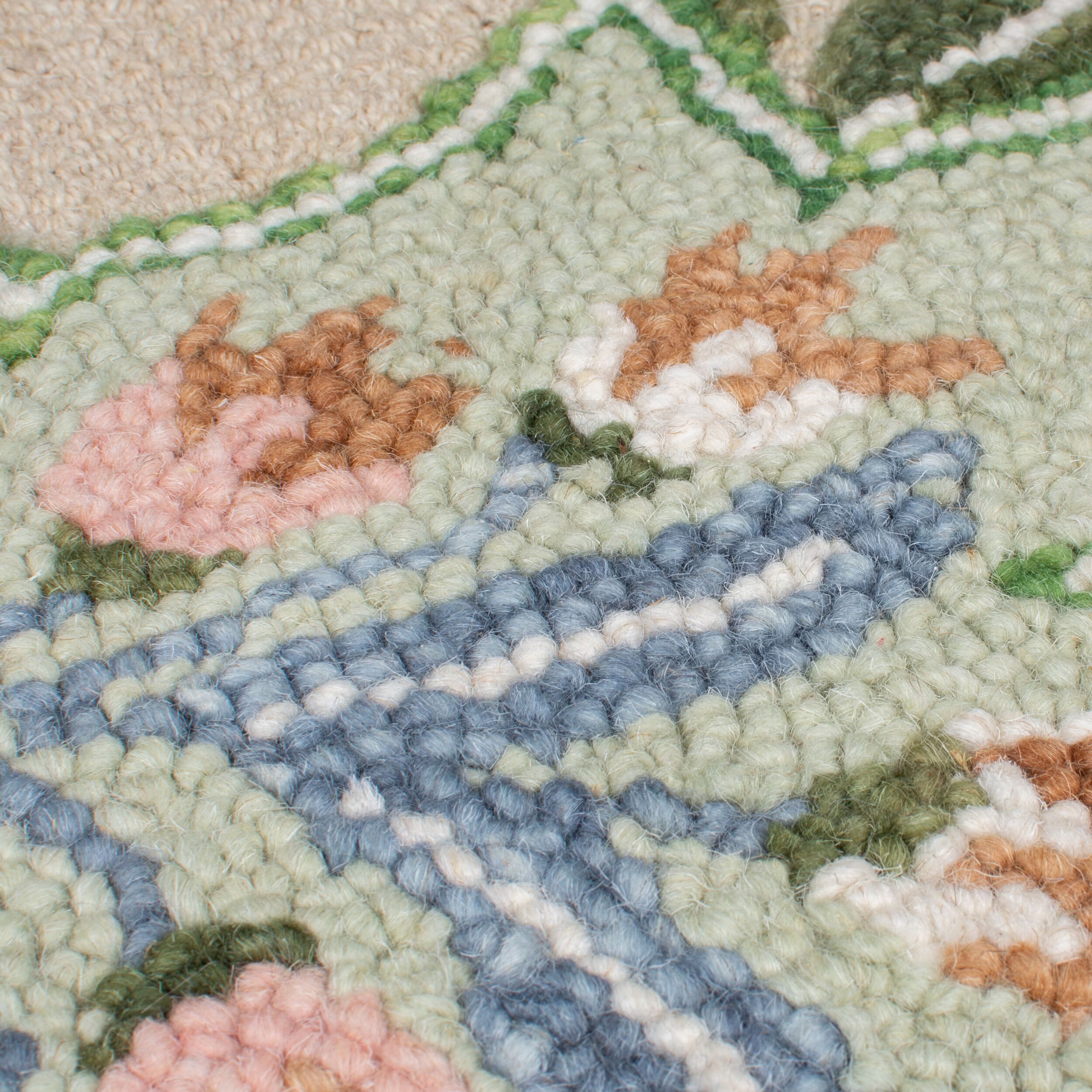 FLAIR RUGS Wollteppich Bryony Floral, rechteckig, Höhe: 10 mm, Wolltepich, Esszimmer, Wohnzimmer, Flur – Bild 5 von 5