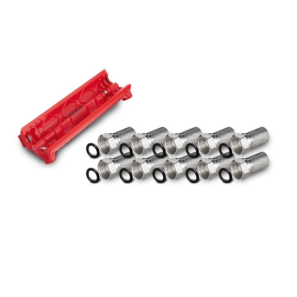 ARLI Kabelzubehör ARLI Abisoliermesser mit F - Stecker Sat Kabel Abisolierer Werkzeug, (10-tlg)