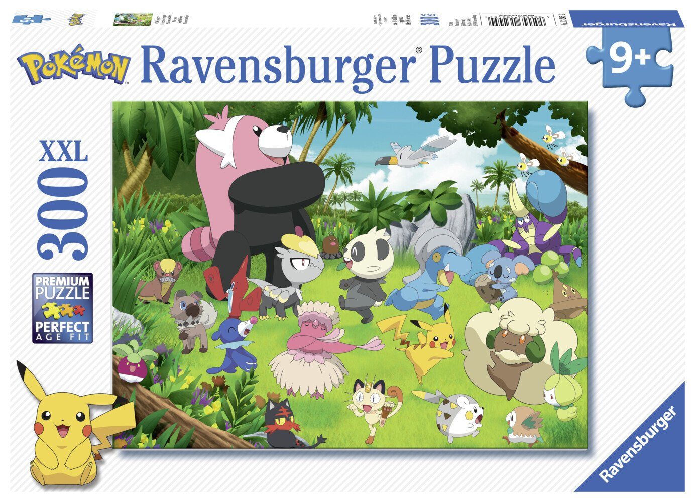 Ravensburger Puzzle Wilde Pokémon, 300 Puzzleteile, Made in Germany