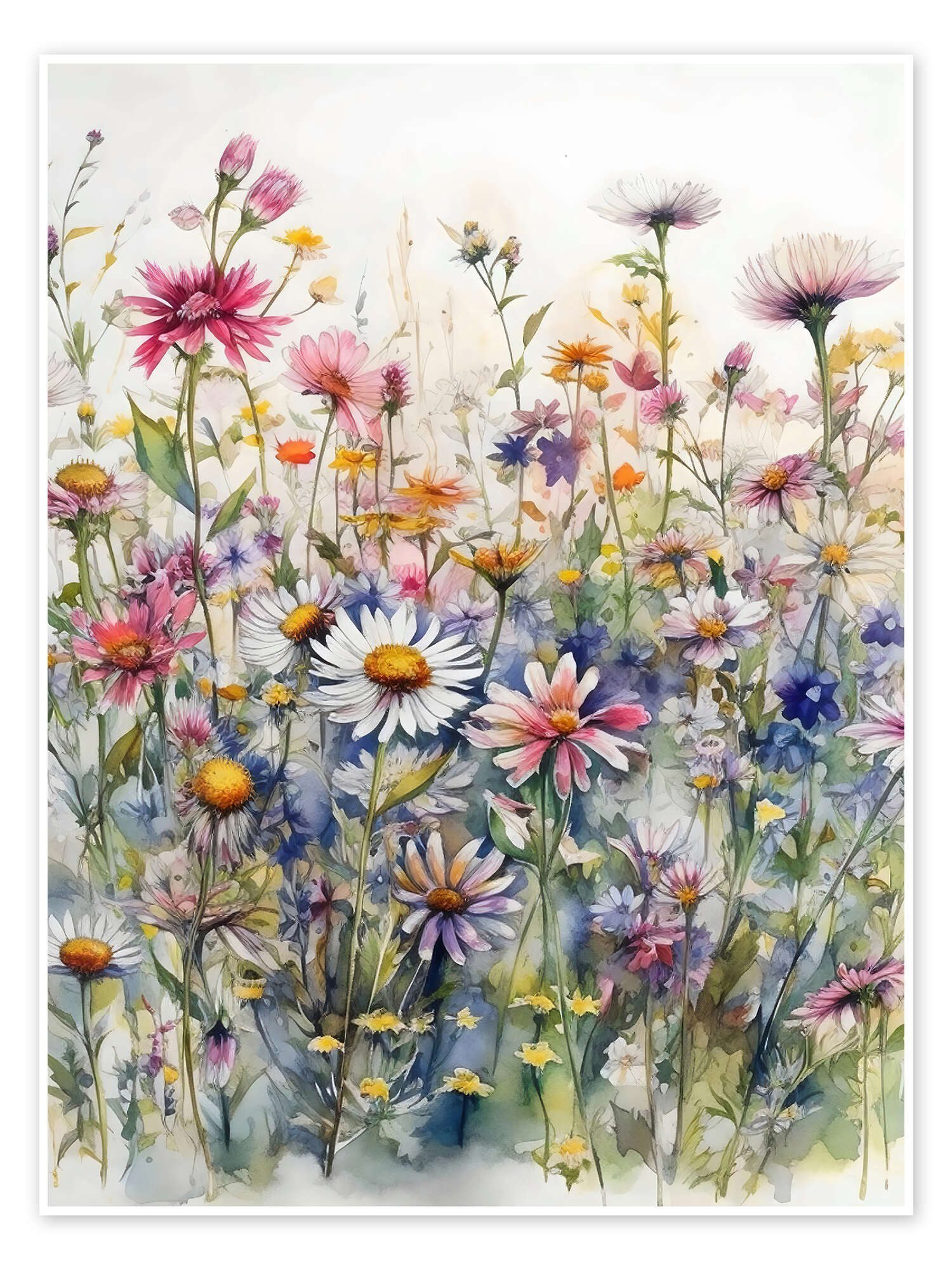 Posterlounge Wandbild Wildblumen I, Ryley Gray, erhältlich als Poster, Leinwandbild, Wandsticker oder Acrylglasbild