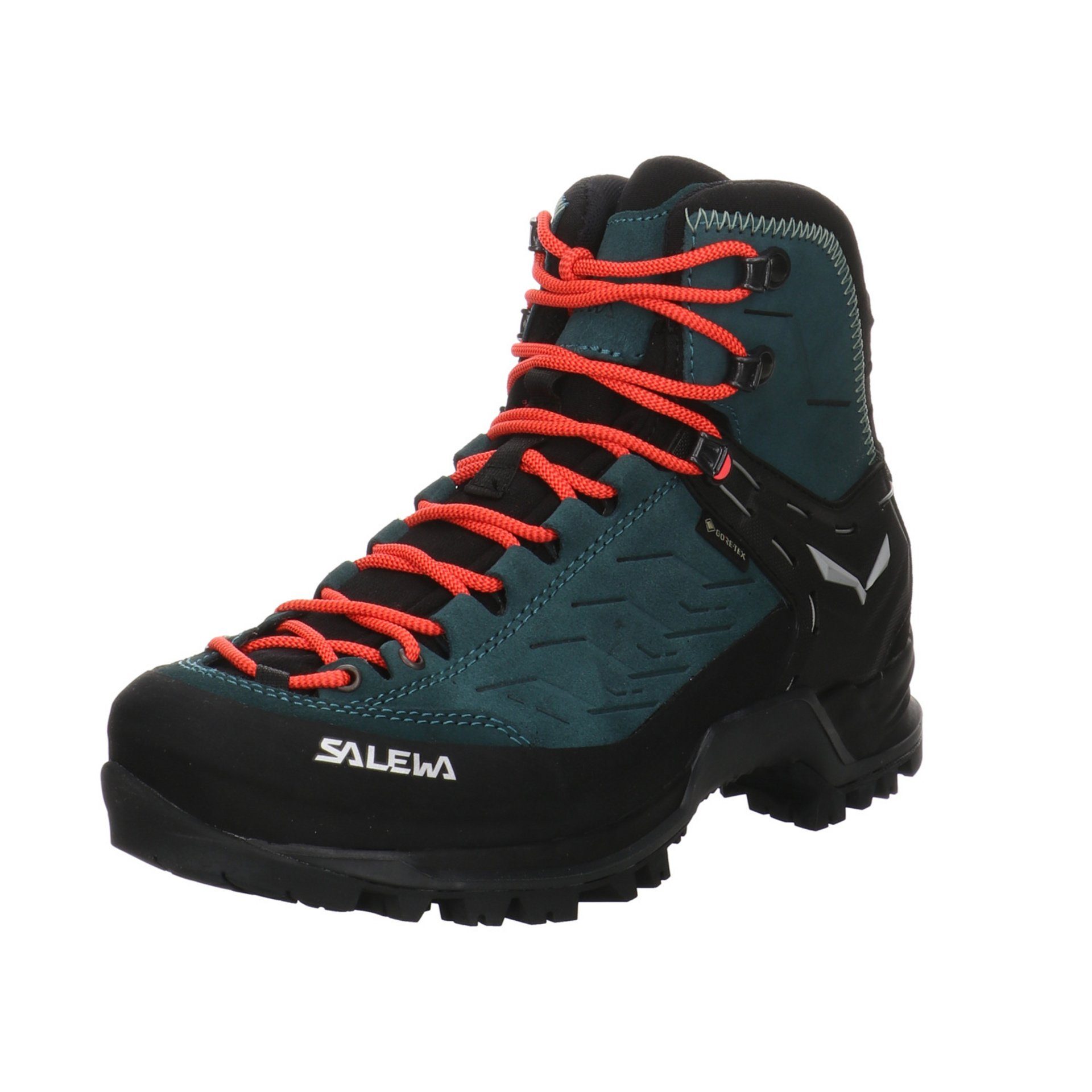 Salewa Damen Schuhe Outdoor Mountain Trainer Mid GTX Outdoorschuh Leder-/Textilkombination blau