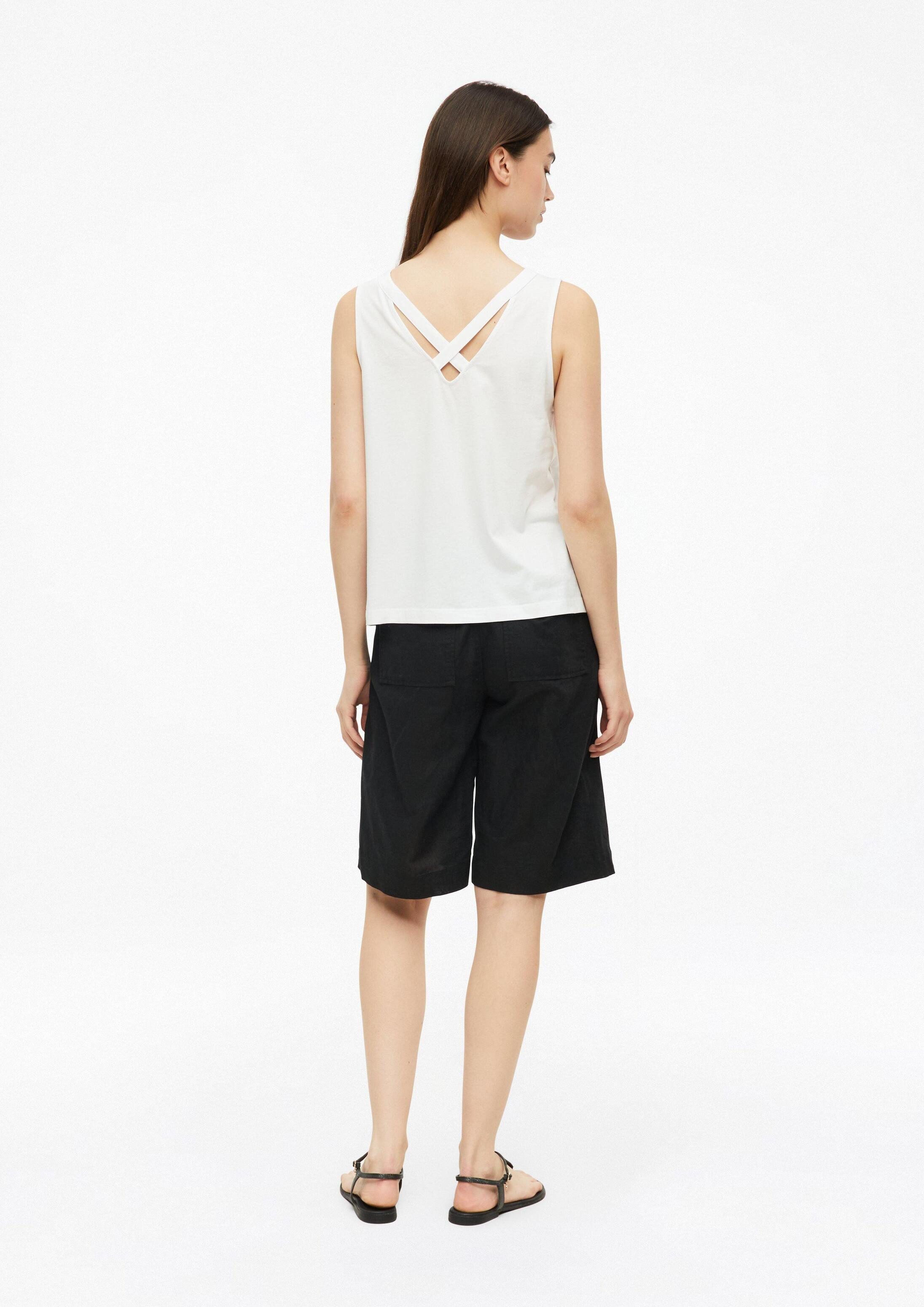 s.Oliver Muscleshirt T-Shirt Jersey-Top mit Rundhalsausschnitt und Rückendetail