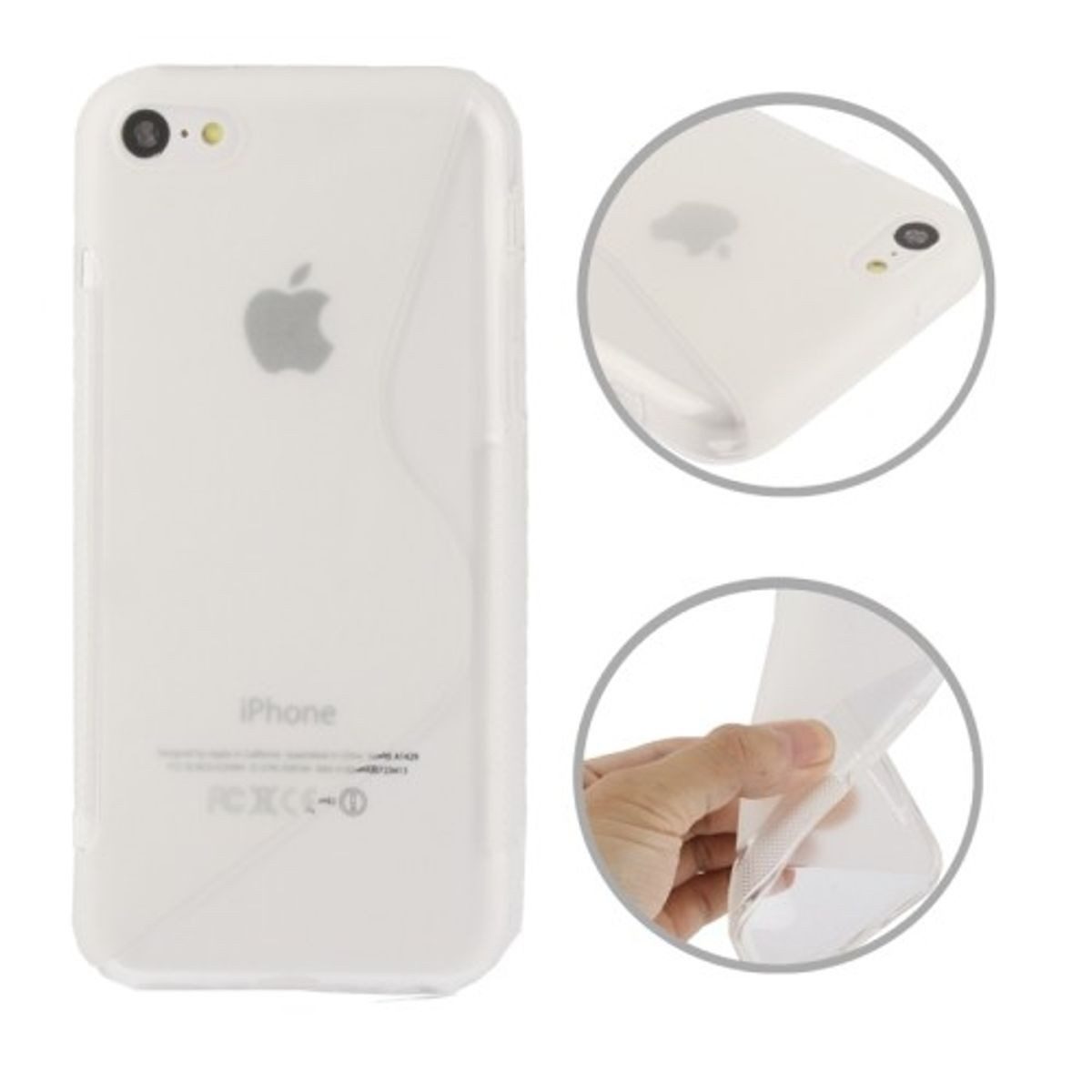 König Design Handyhülle Apple iPhone 5c, Apple iPhone 5c Handyhülle Backcover Transparent