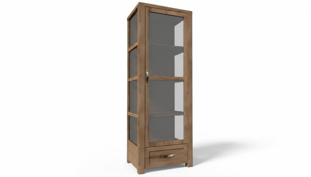 JVmoebel Glasvitrine Moderner Luxus Esszimmerschrank Glasvitrine Holzmöbel SOFORT Hergestellt in Europa
