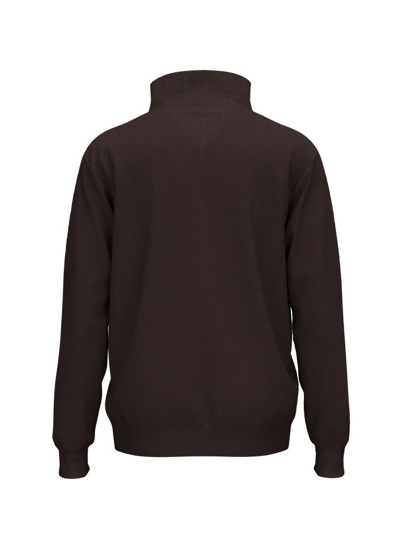 Trigema Sweatshirt TRIGEMA Troyer in Waffeloptik – Bild 4 von 4