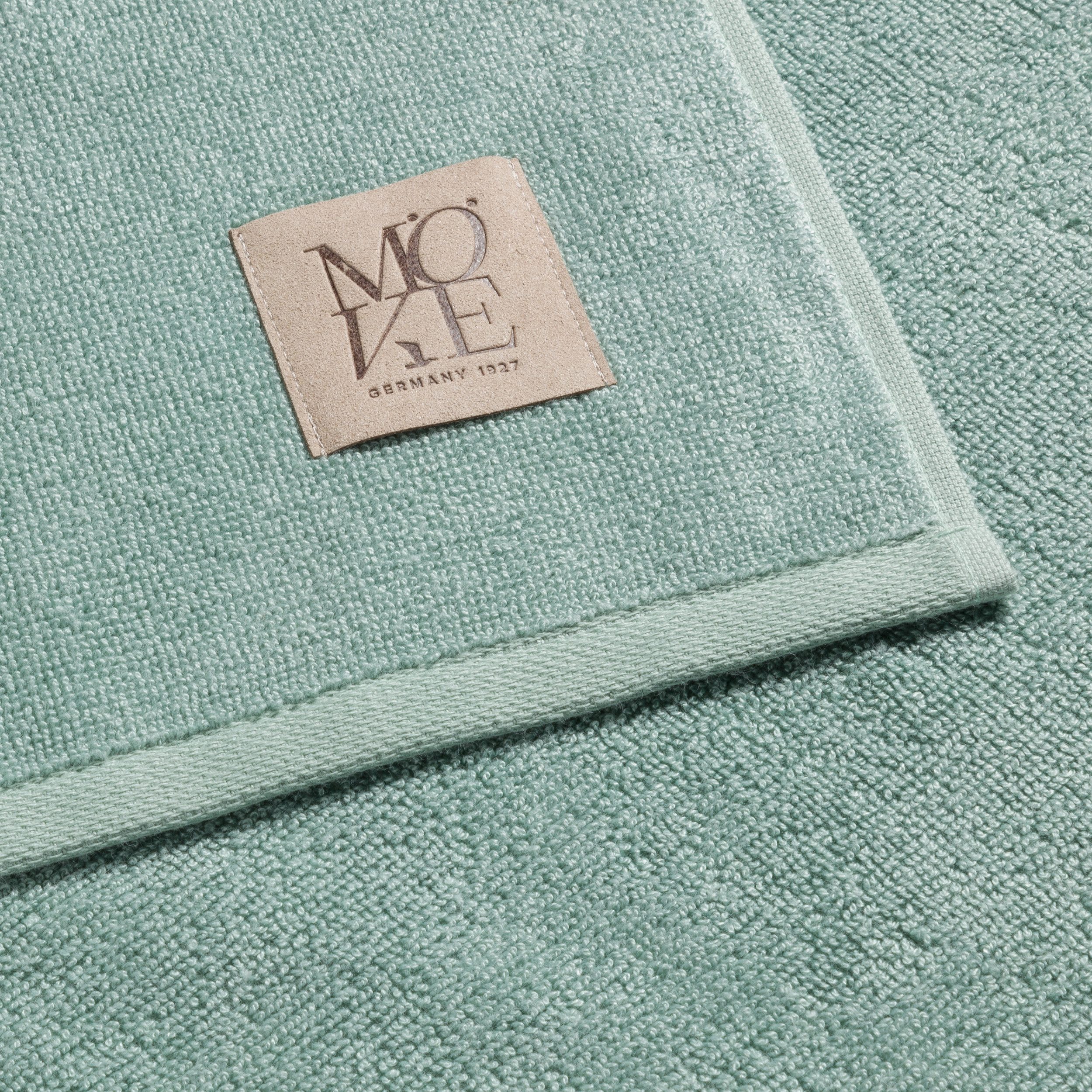 Möve Handtuch Soft Silence Uni mit Prägeetikett, Frottier (1-St) – Bild 3 von 5