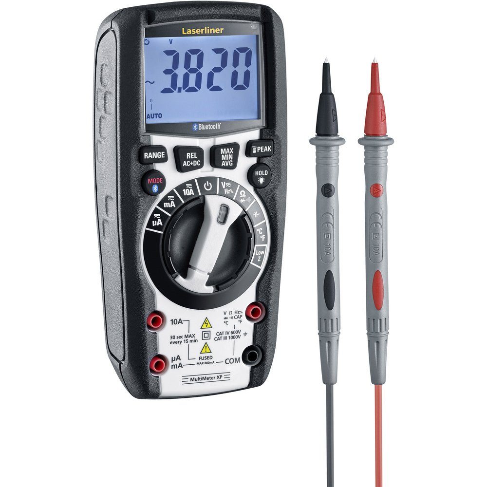 Spannungsprüfer Laserliner MultiMeter XP Hand-Multimeter digital CAT III 1000 V, CAT