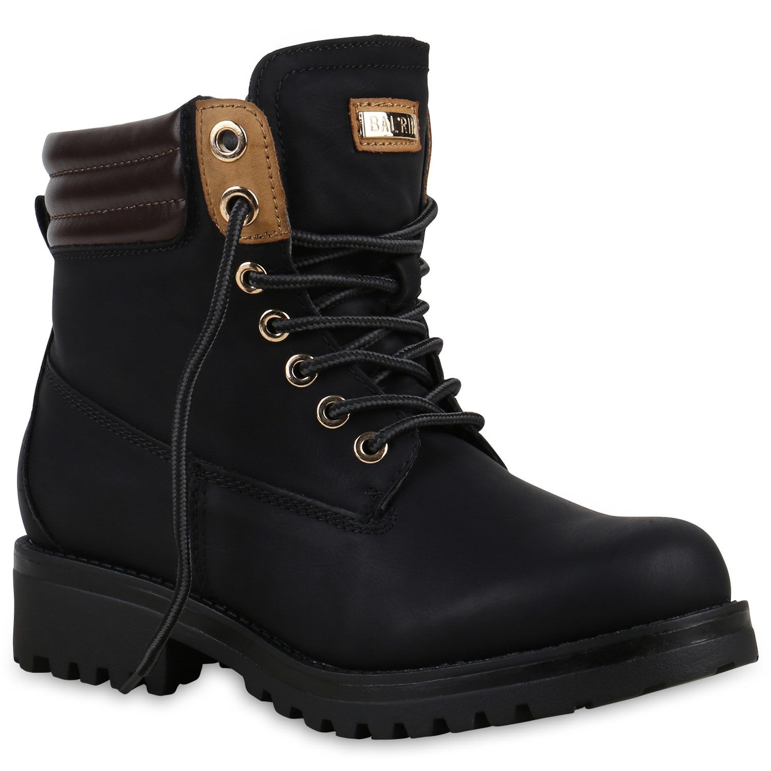 VAN HILL 813283 Stiefelette Warm Gefütterte Damen Outdoor Stiefeletten Work günstig online kaufen