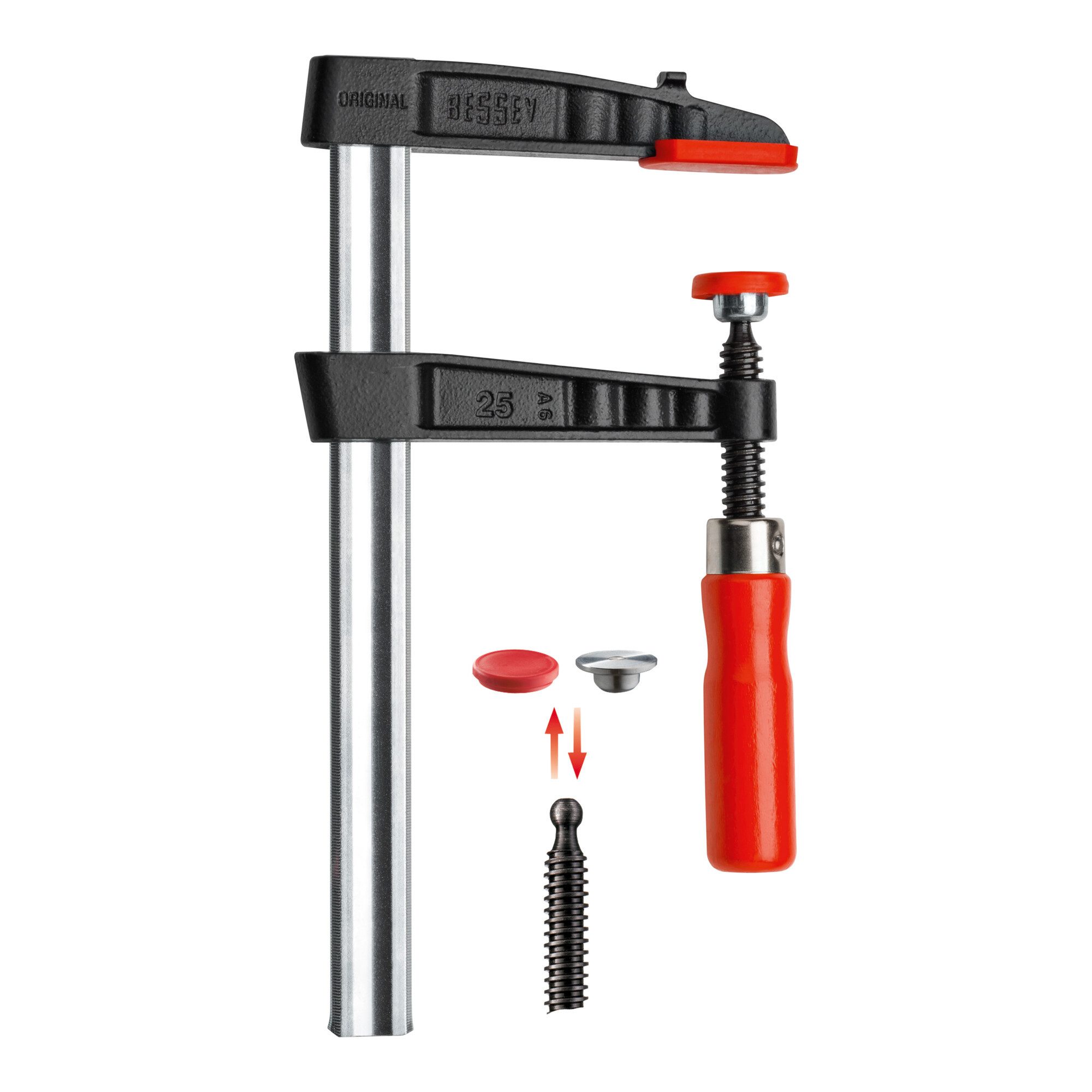 Bessey Zwinge Bessey Temperguss-Schraubzwinge TG 100/50