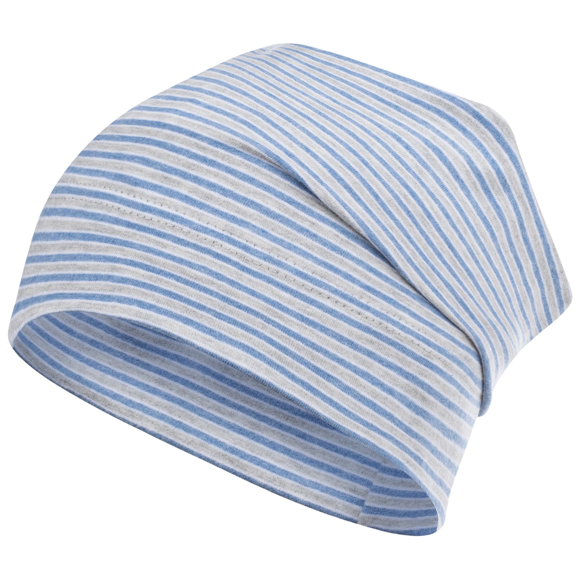 Jerseymütze Übergangsmütze gestreift Beanie