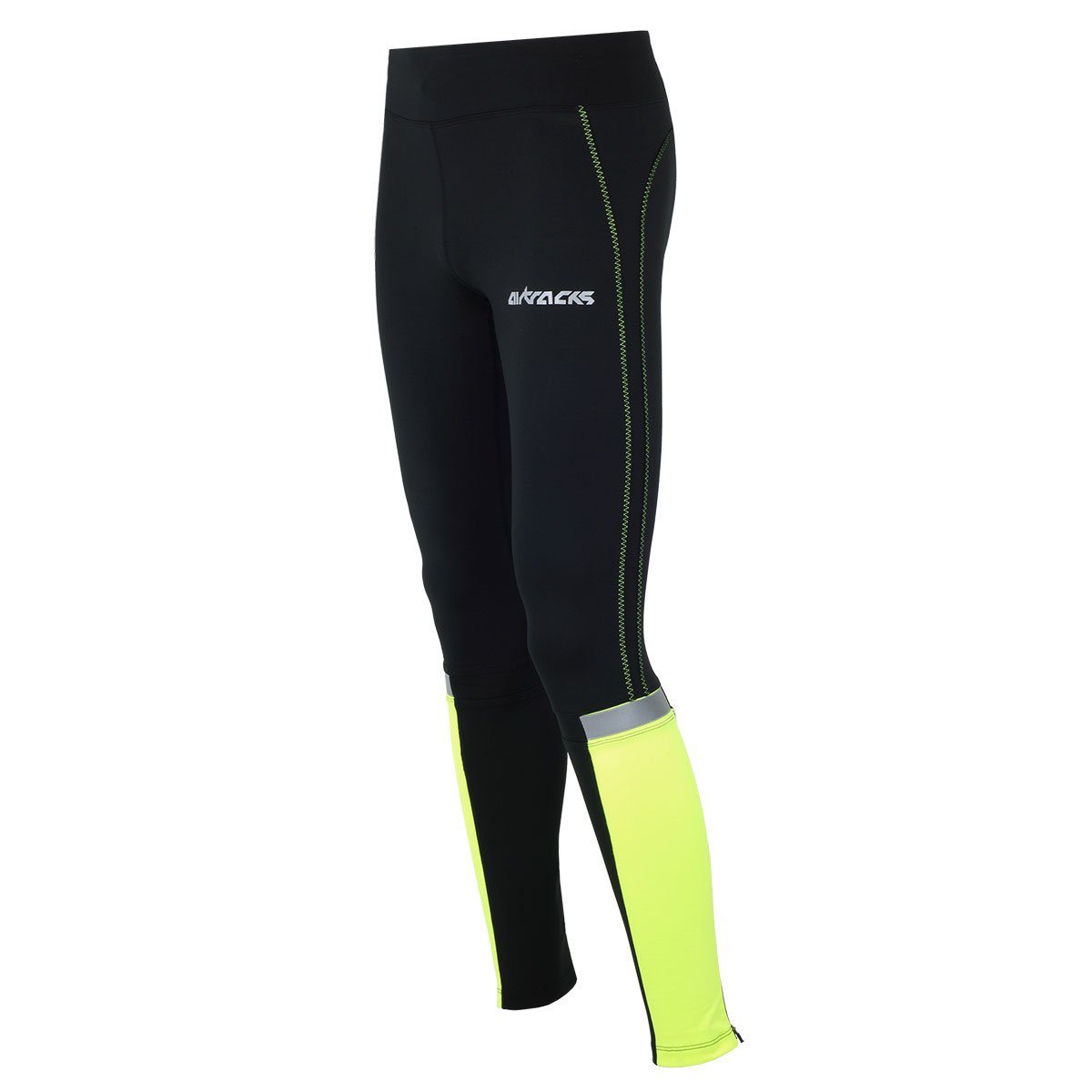 Airtracks Lauftights Damen Laufhose Lang Neon (Sporthose mit Kompressionswi günstig online kaufen