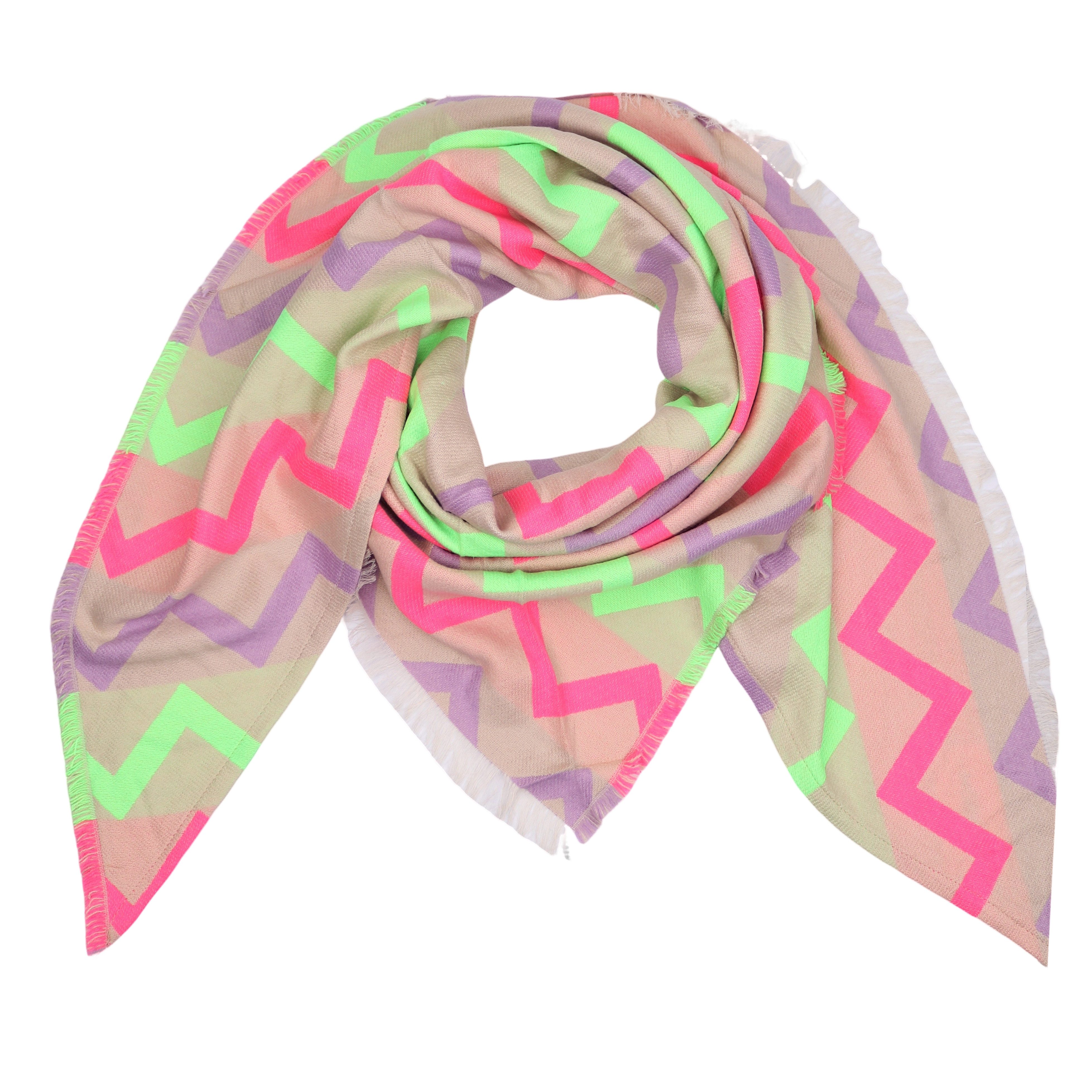 MIRROSI Dreieckstuch weicher und warmer XXL Dreiecksschal ca.190x95 cm, (ca günstig online kaufen