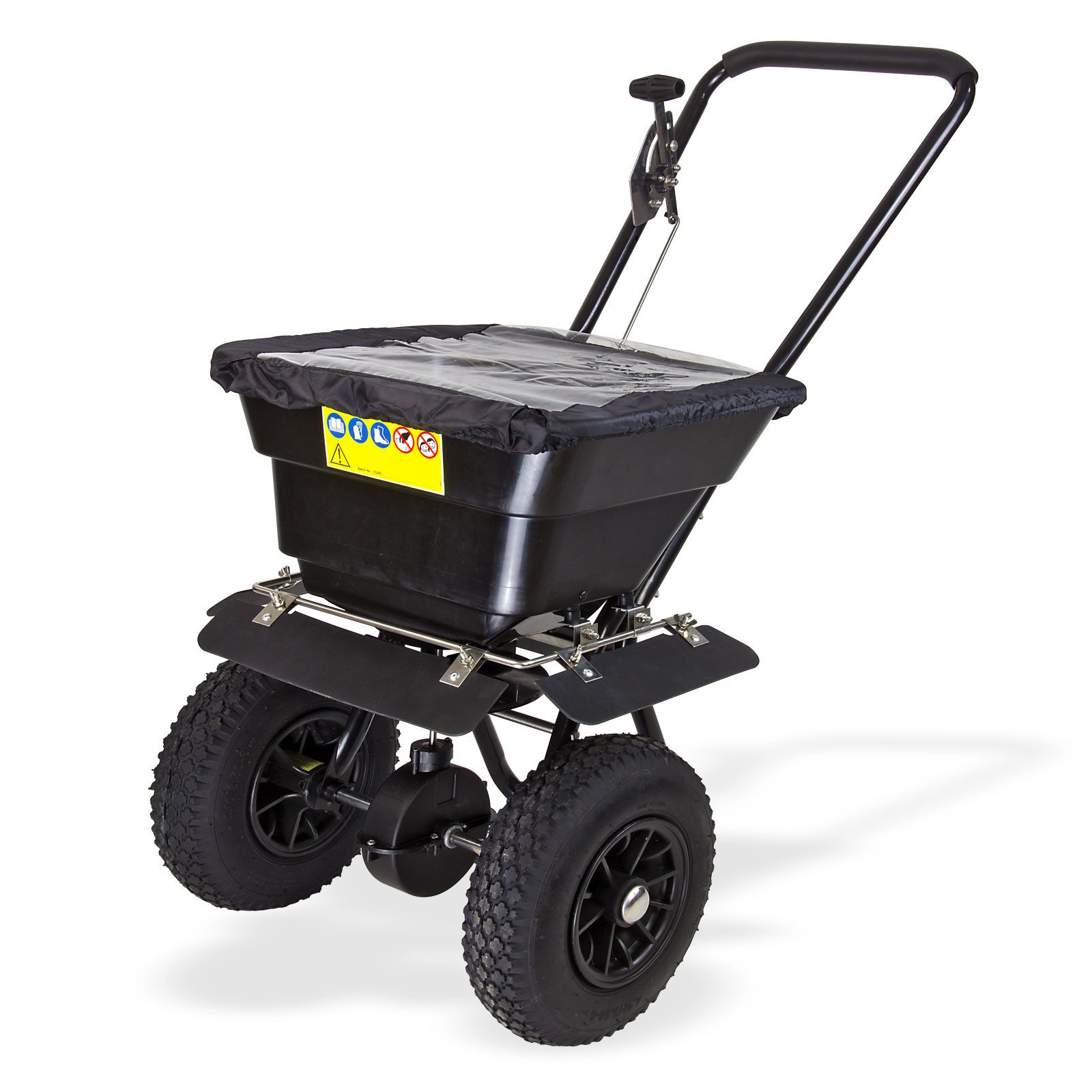 DEMA Streuaufsatz Saatgutstreuer, 45 Liter für Dünger, Streusalz, Rasensame günstig online kaufen