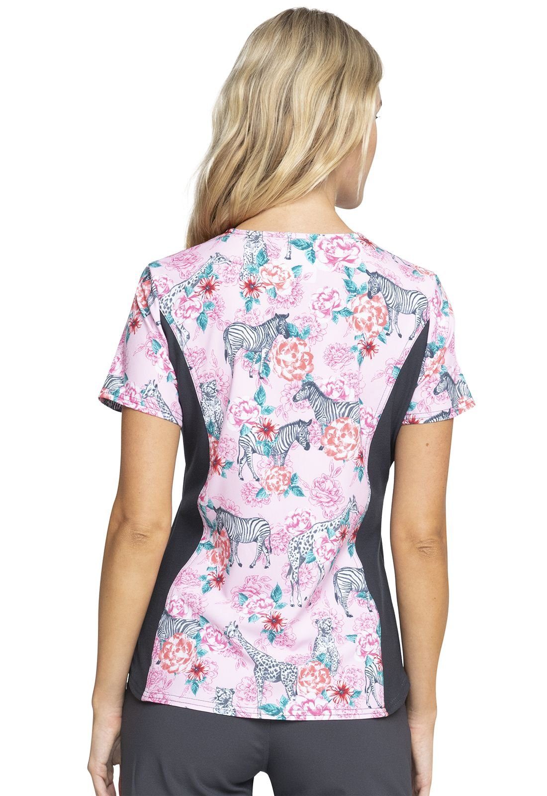 Cherokee Funktionsbluse Bunt bedruckter Damen Kasack "soft Safari" Kasack mit Motiv