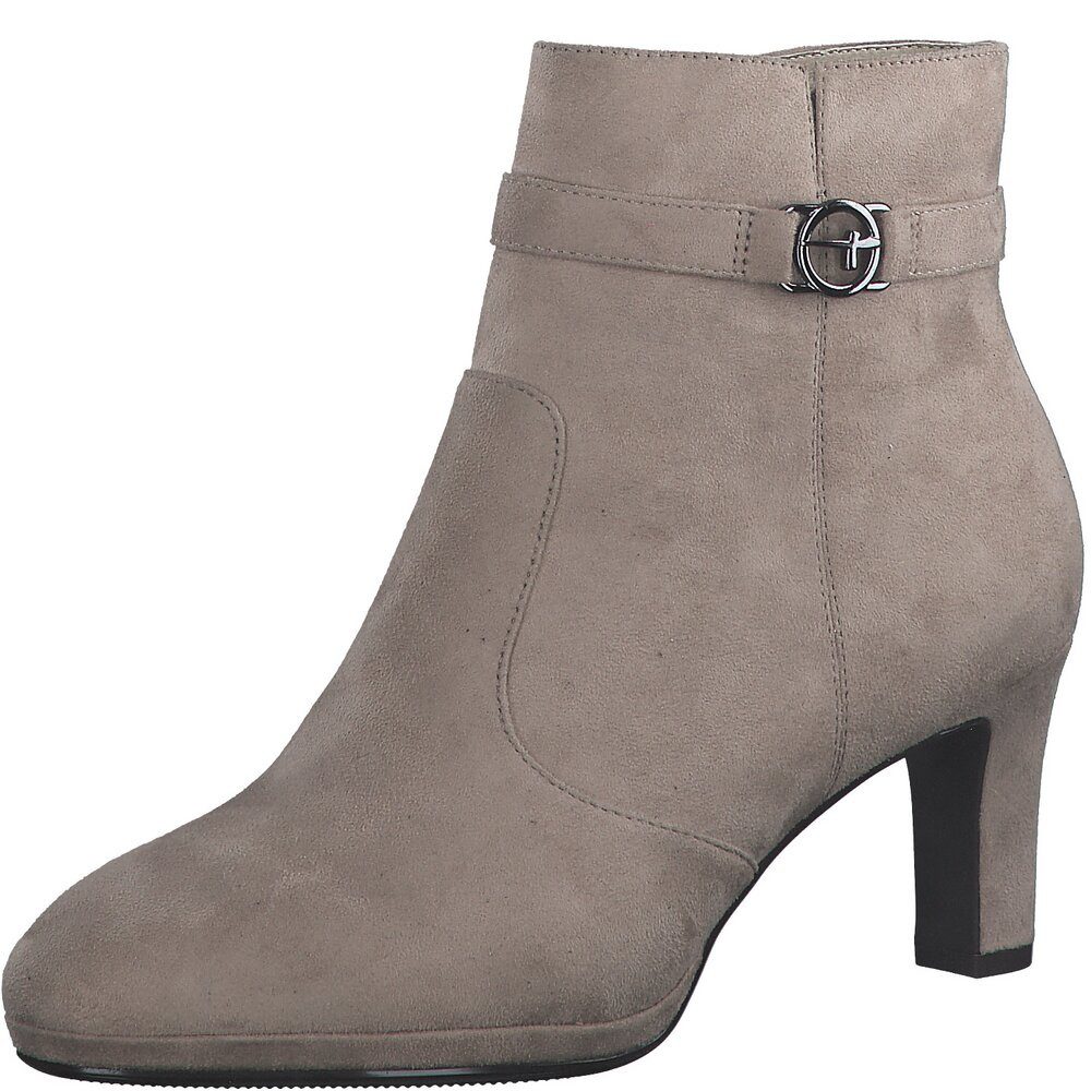 Tamaris - High Heel Ankle Boots - Beige Stiefel