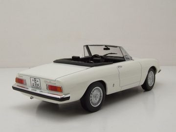 Norev Modellauto Alfa Romeo 2000 Spider 1978 weiß Modellauto 1:18 Norev, Maßstab 1:18