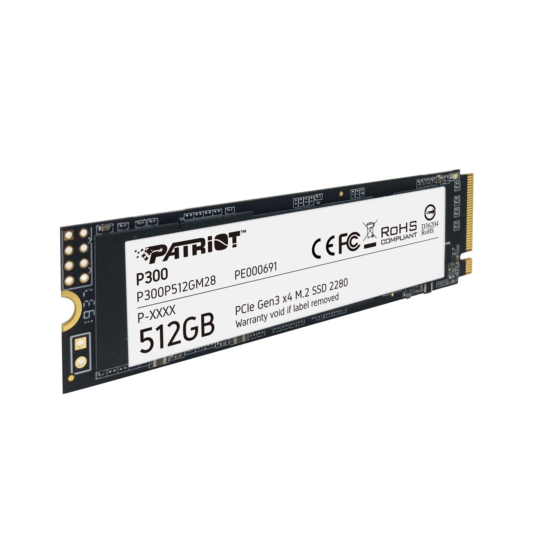 Patriot P300P512GM28 interne SSD (512GB) 2,5"