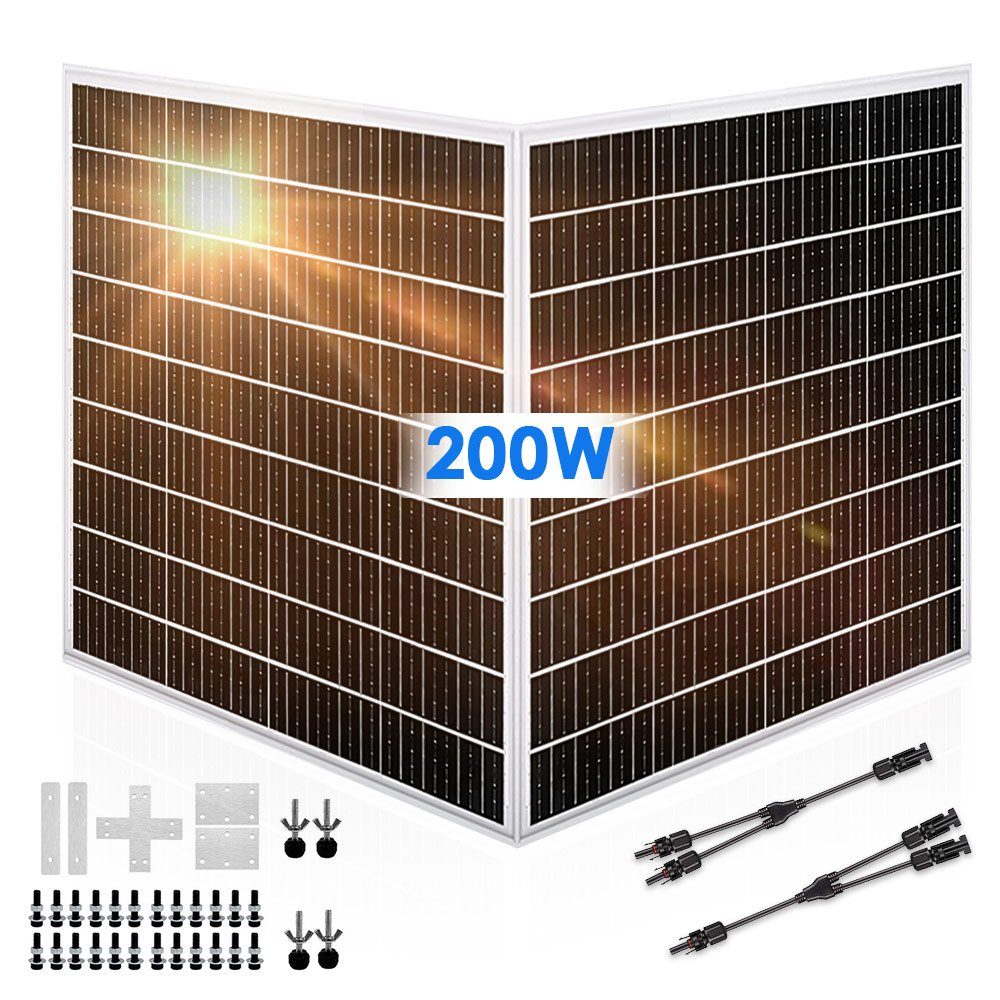 GLIESE Solarmodul 200W Solar Panel, (2-St) | Solarmodule