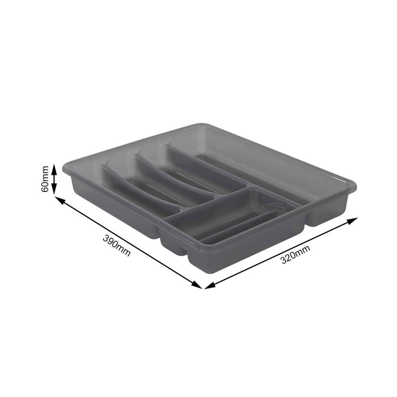 ROTHO Besteckkasten Rotho Besteckkasten Basic 6 Fächer günstig online kaufen