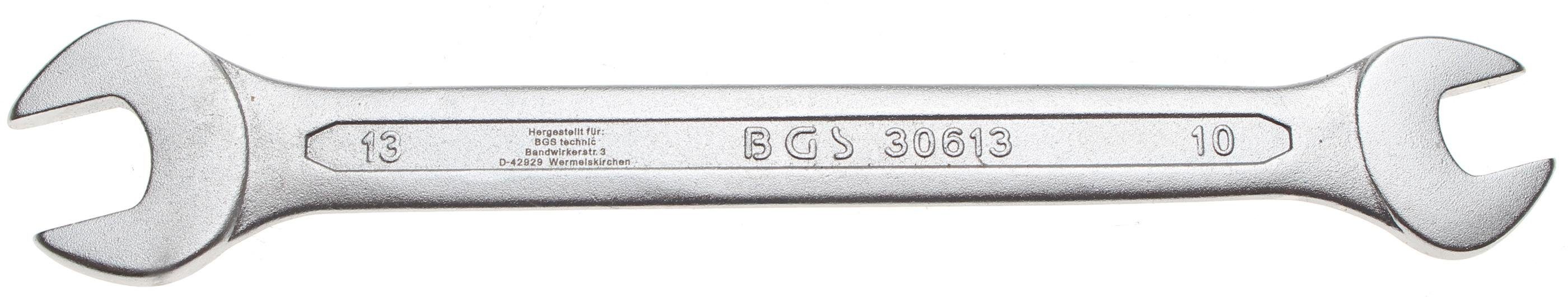 BGS technic Maulschlüssel Doppel-Maulschlüssel, SW 10 x 13 mm