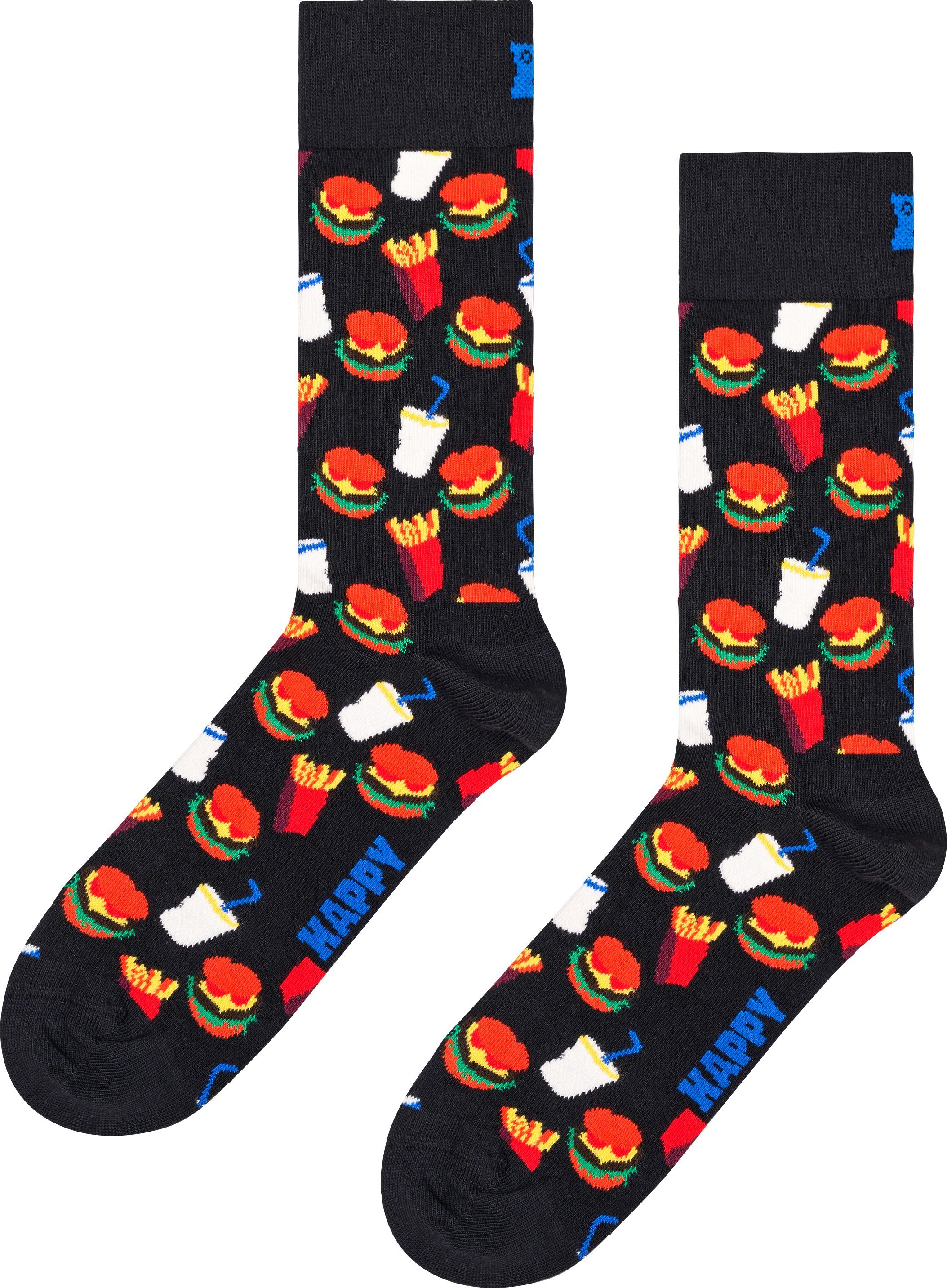 Happy Big Hamburger Socks Socks Socken & Dot (2-Paar)