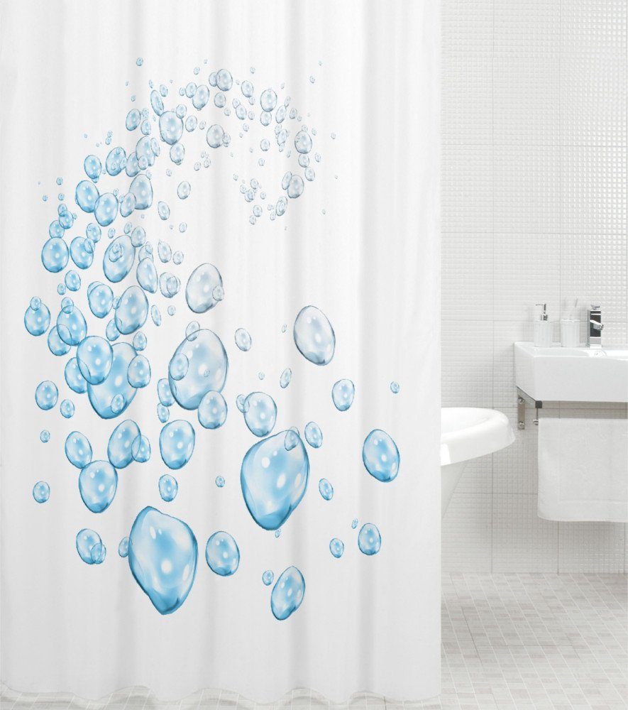 Sanilo Duschvorhang Wasserblasen 180 x 200 günstig online kaufen