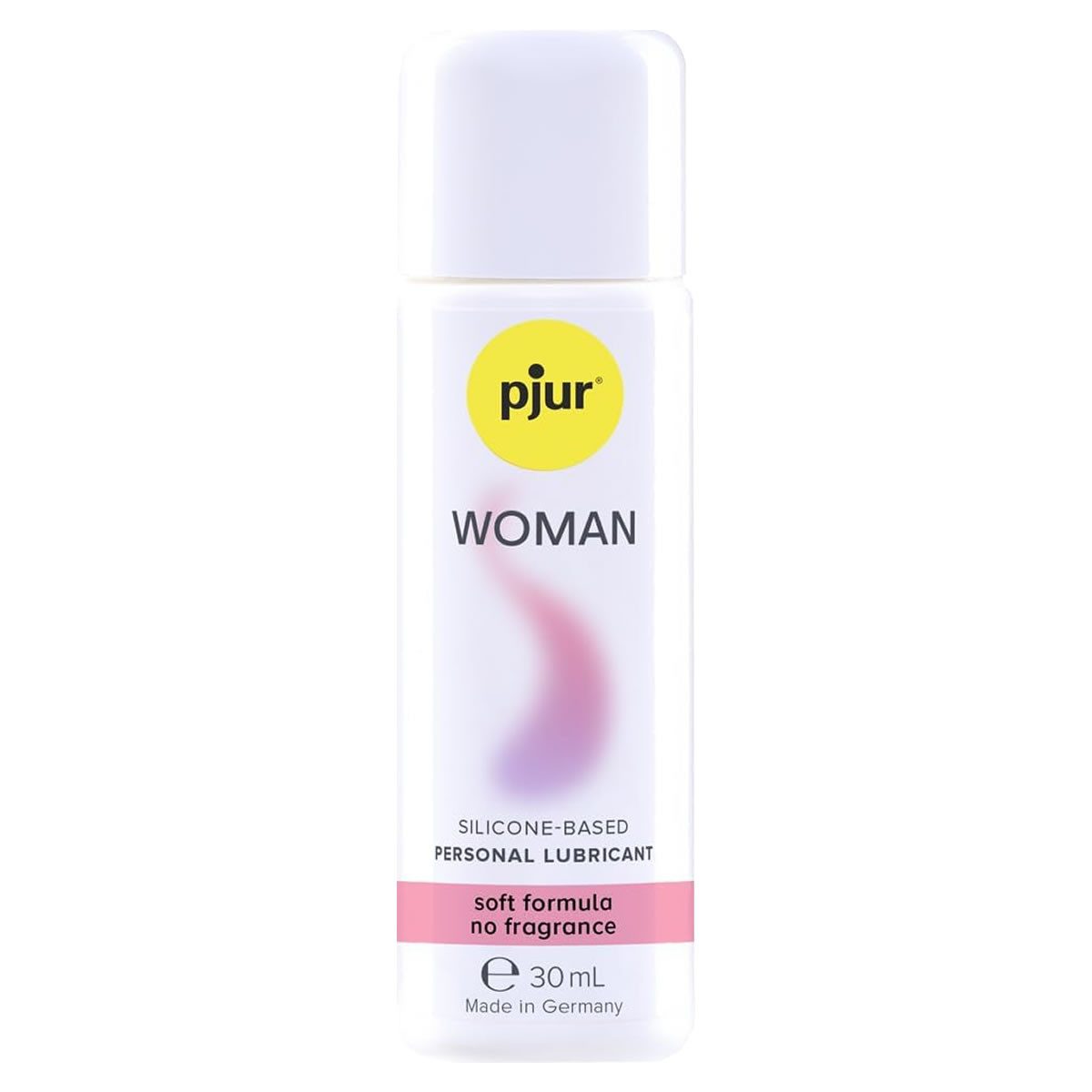 pjur Gleitgel WOMAN Silicone Personal Lubricant, - Softer Formula & No Fragrance, Flasche mit 30ml, silikonbasiertes Gleitgel für Frauen