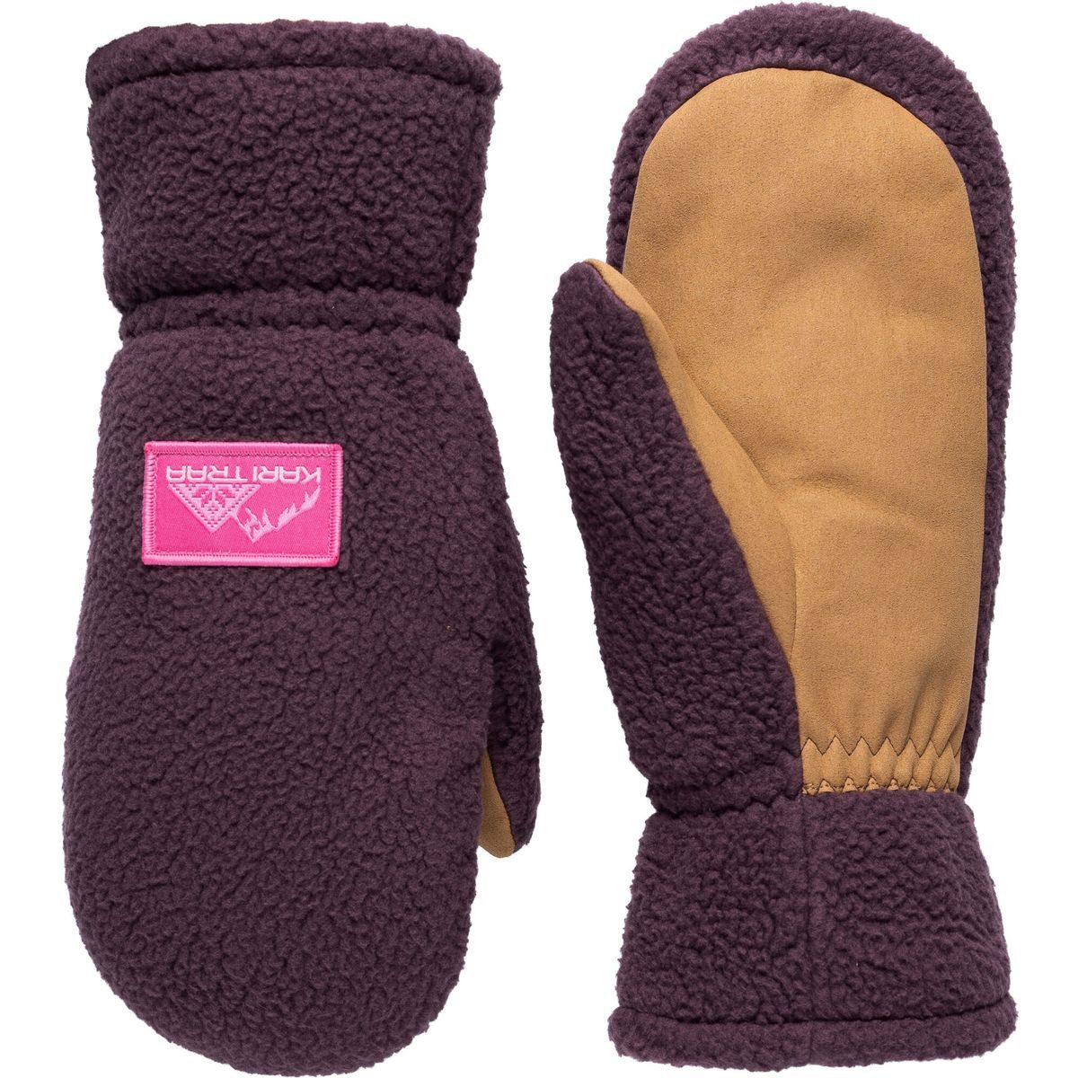 Kari Traa Multisporthandschuhe Rothe Pile Mittens Warme, weiche Damen-Fäustlinge aus recyceltem Fleece-Material mit