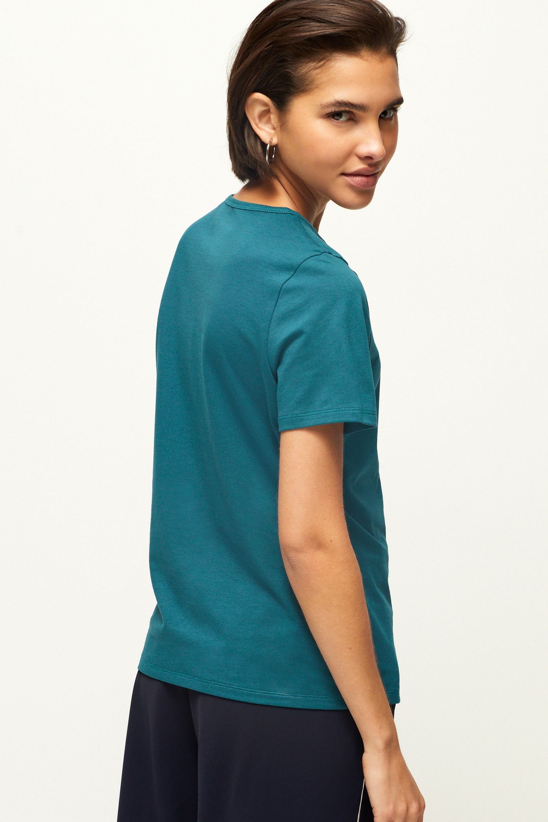 Next T-Shirt Everyday Kurzarm-T-Shirt mit Rundhalsausschnitt günstig online kaufen
