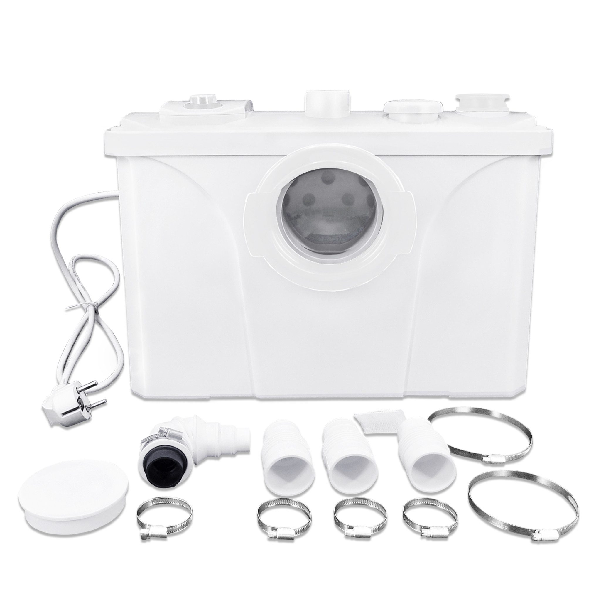 FIVMEN Hebeanlage 700W Haushaltspumpe WC Integriert Fäkalienpumpe (Schmutzwasserpumpe Hebeanlage Abwasse mit Kohlefilter)