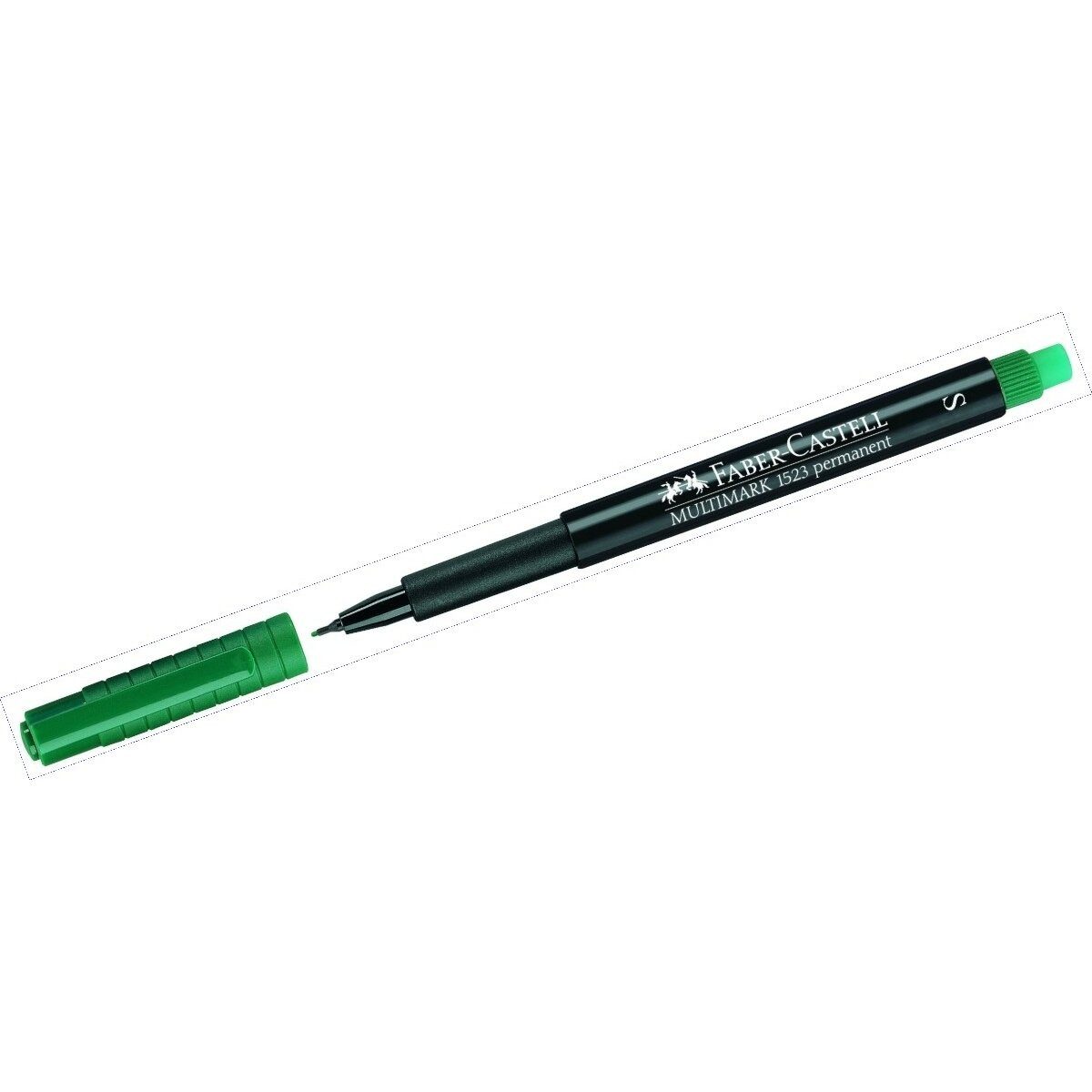 Faber-Castell Folienstift Folienschreiber Multimark grün permanent 0,4