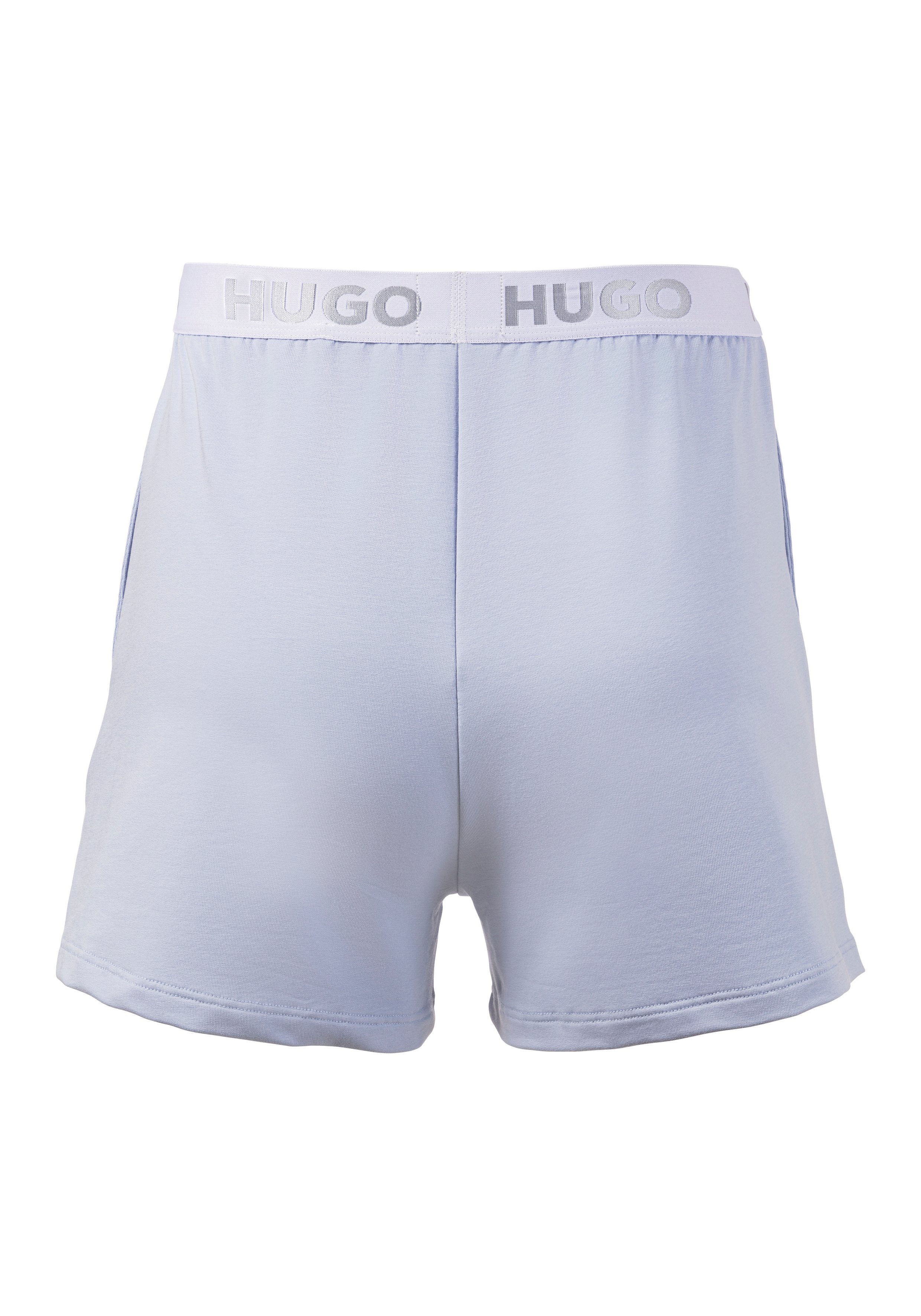 HUGO Pyjamahose SPORTY LOGO_SHORTS mit elastischem Bund günstig online kaufen