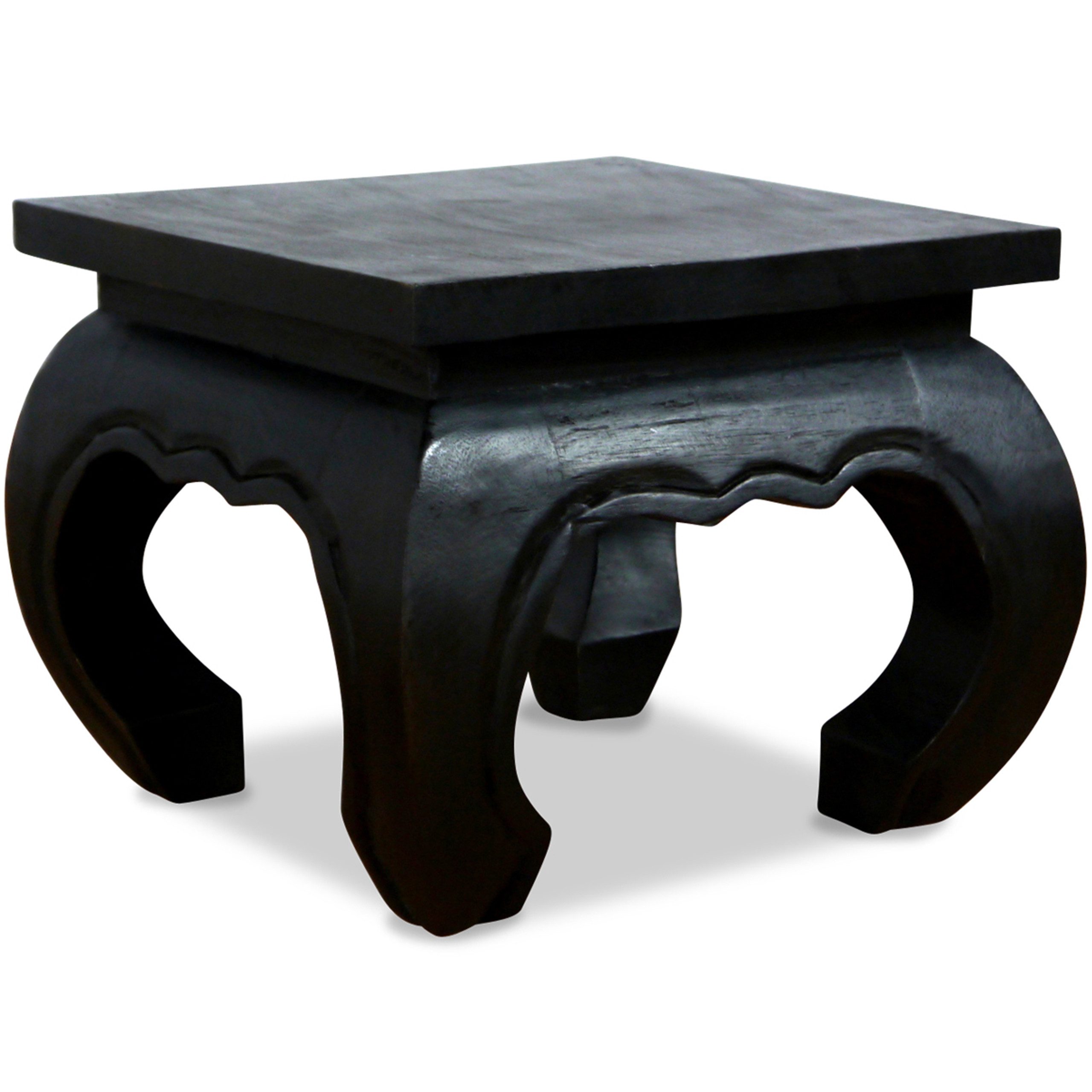 livasia Opiumtisch livasia Opiumtisch, Beistelltisch, Akazie schwarz, Höhen: 20/24/27cm