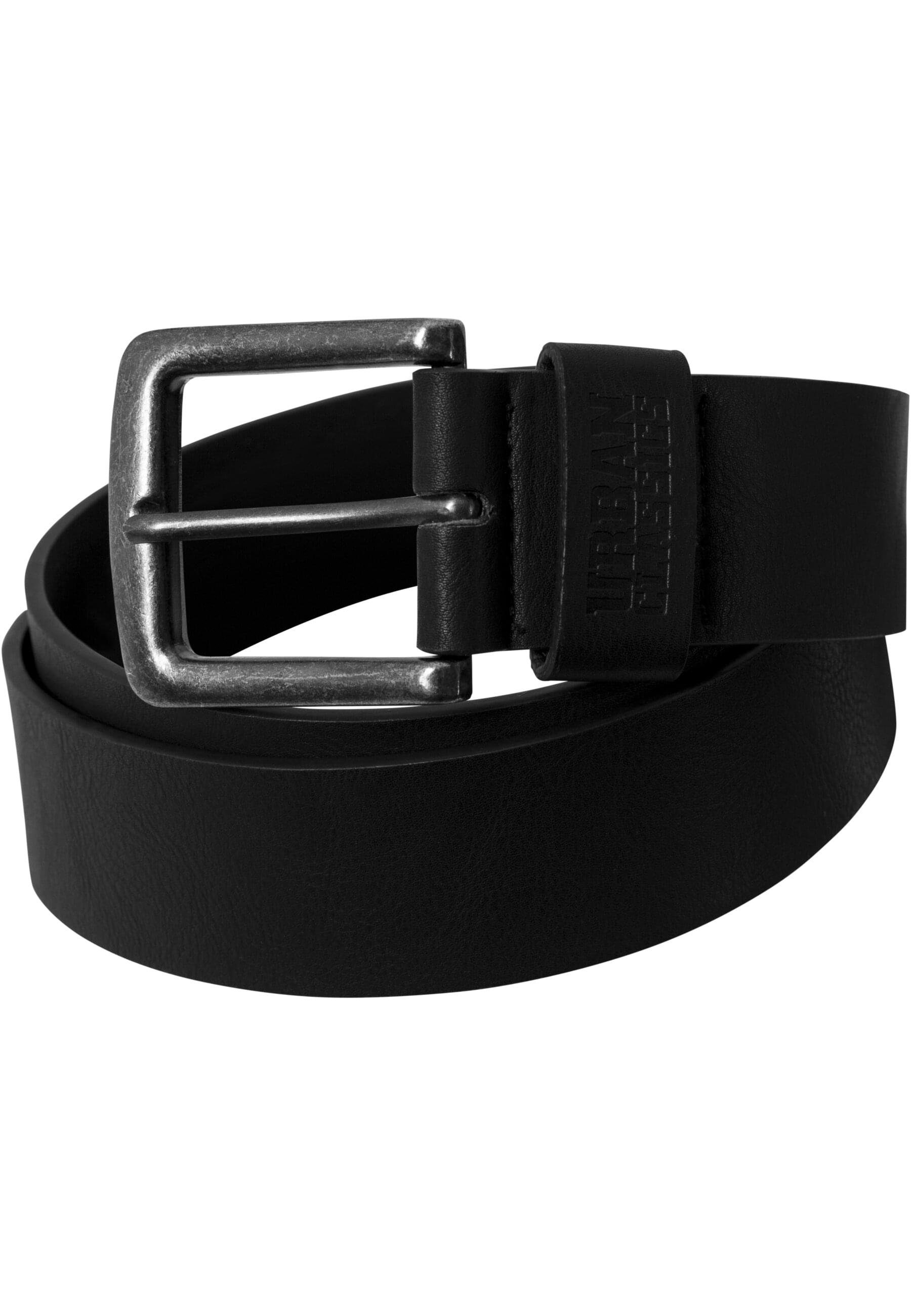 URBAN CLASSICS Hüftgürtel Unisex Leather Imitation Belt schwarz