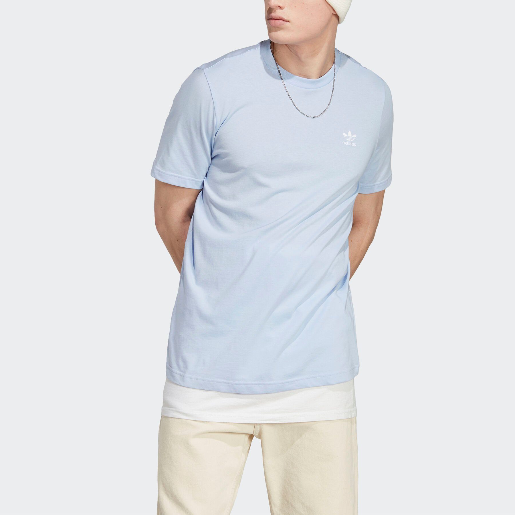 adidas Originals ESSENTIALS Blue Dawn TREFOIL T-Shirt