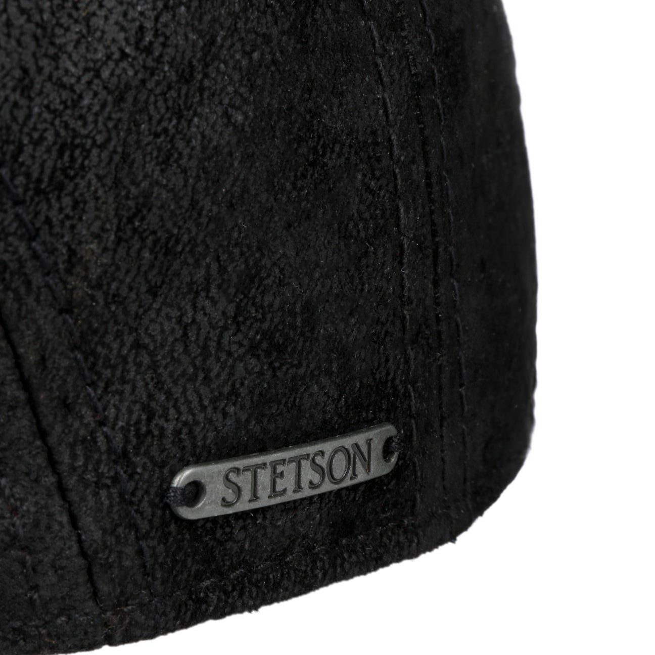 Stetson Flat Cap (1-St) Flatcap mit Schirm schwarz